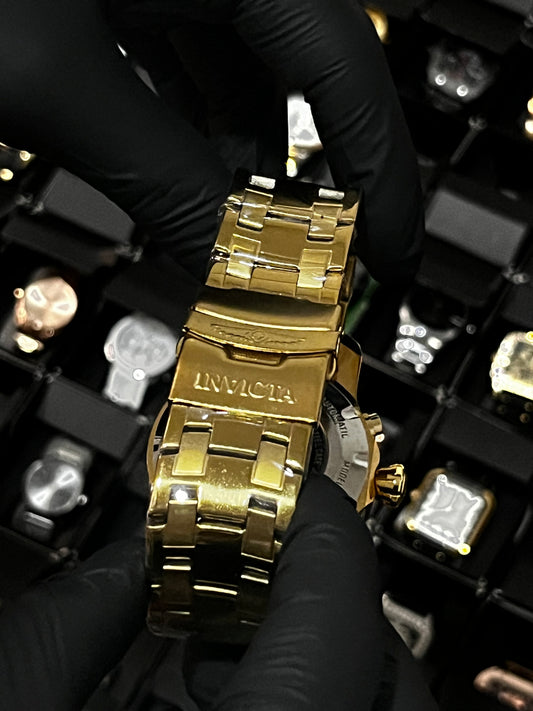 CSO EDIFICE ACERO/DORADO TABLERO/BLANCO/DORADO BISEL/DORADO