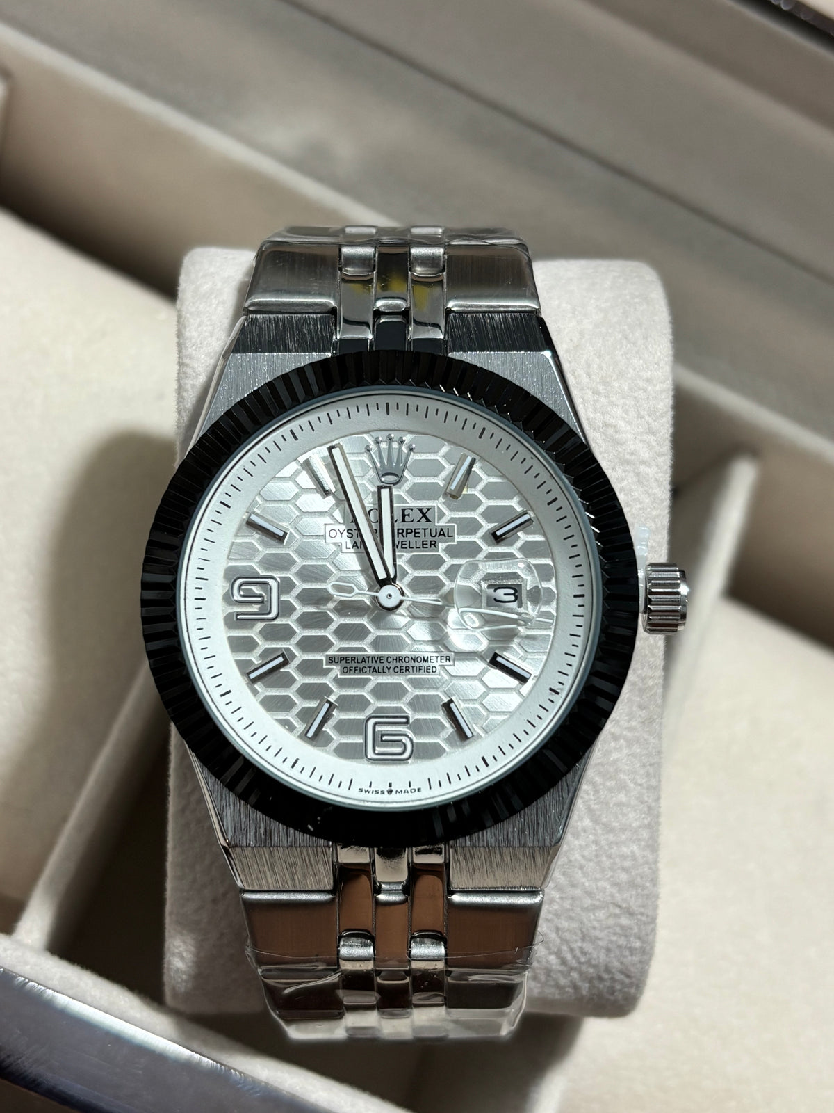 RX LANDWR R 963 plateado bisel negro