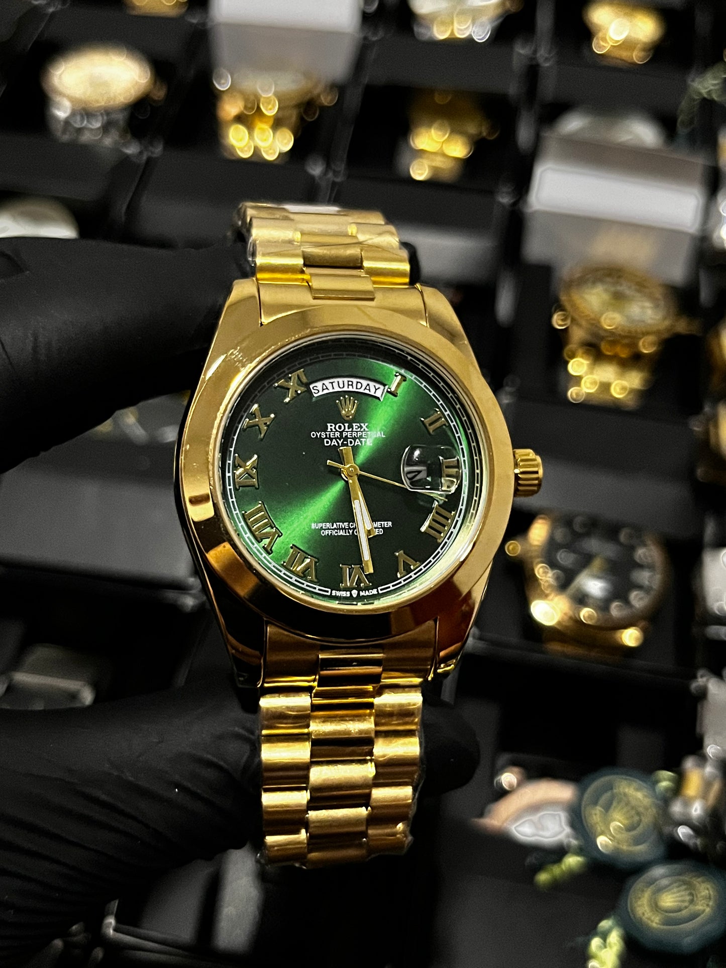 RX DTJST DD / ROMAN / DORADO FONDO VERDE