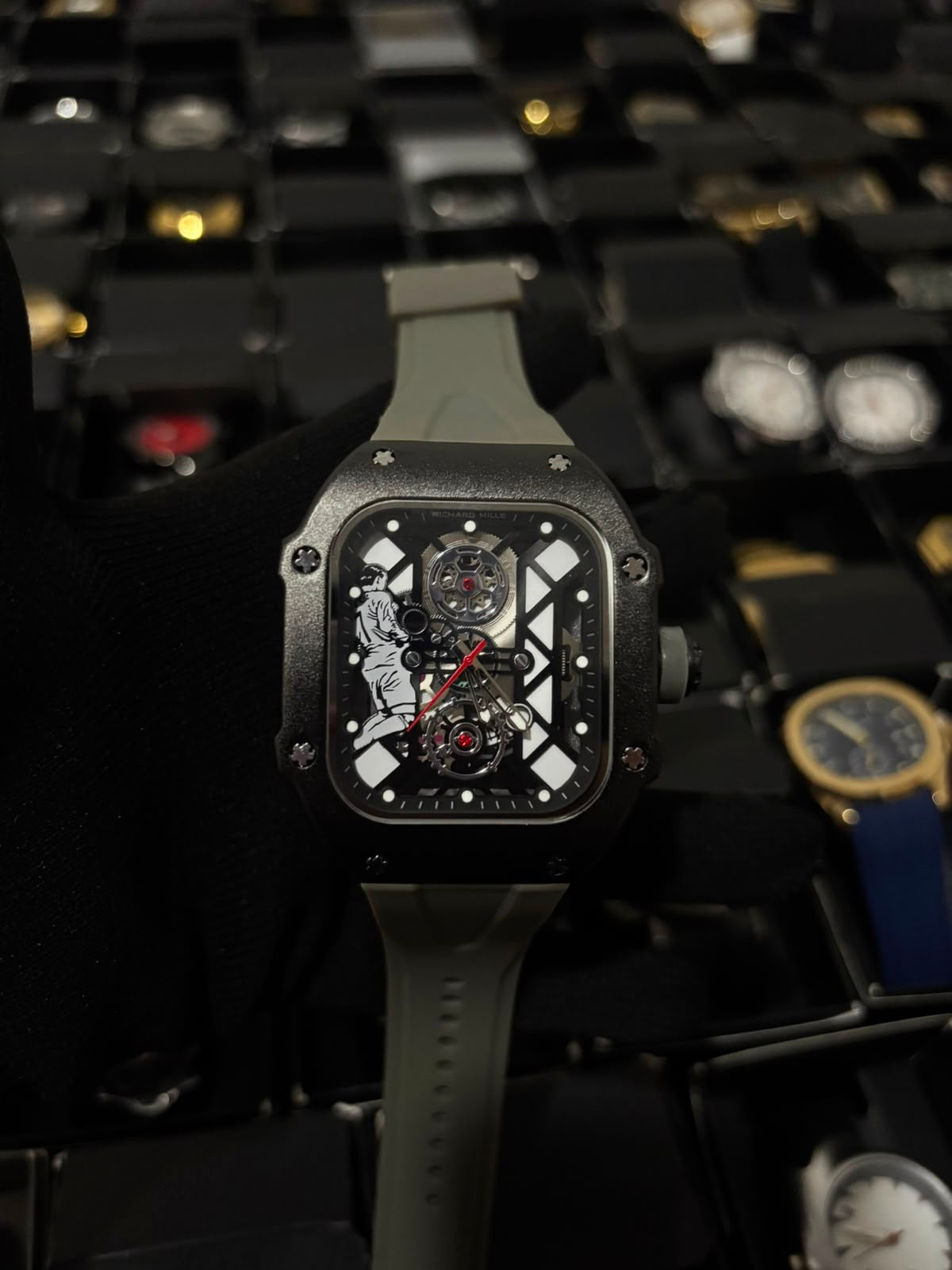 R MILL / CR / NEGRO PULSO GRIS