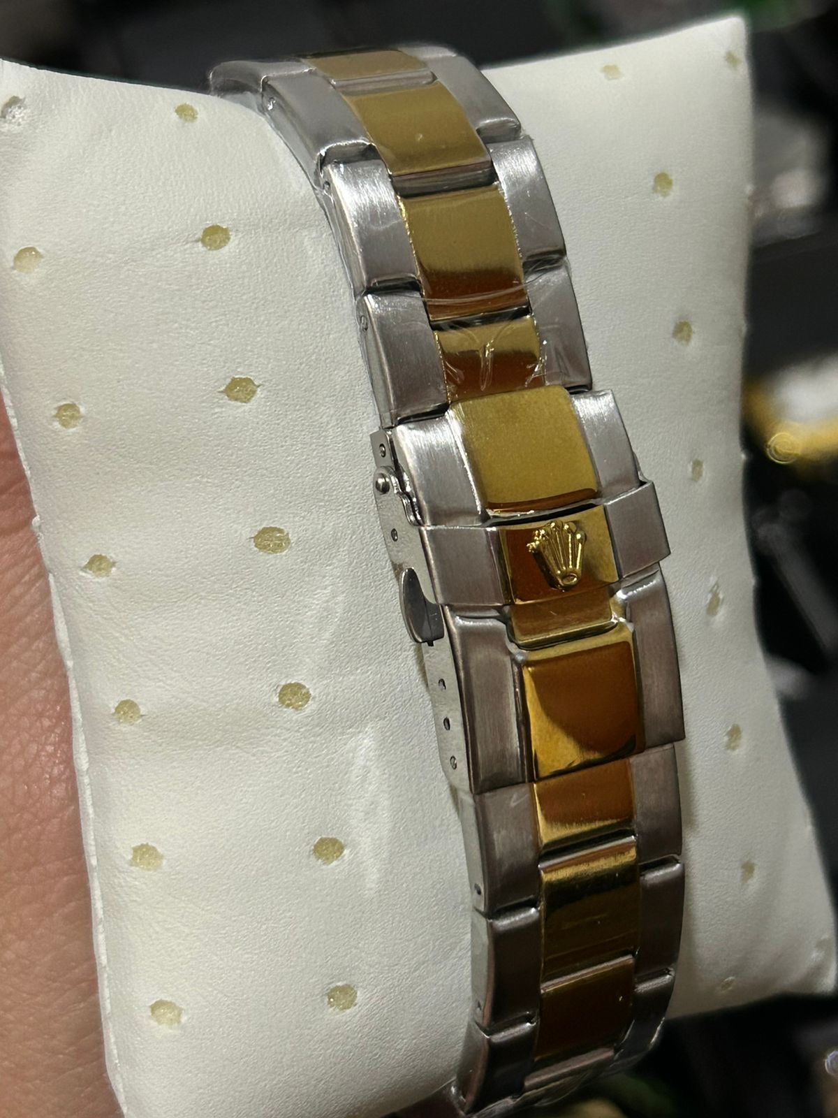 RX DYTN ACERO BICOLOR BISEL DORADO TABLERO AMARILLO