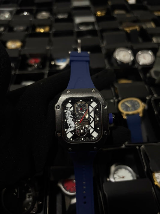 R MILL / CR / NEGRO PULSO AZUL
