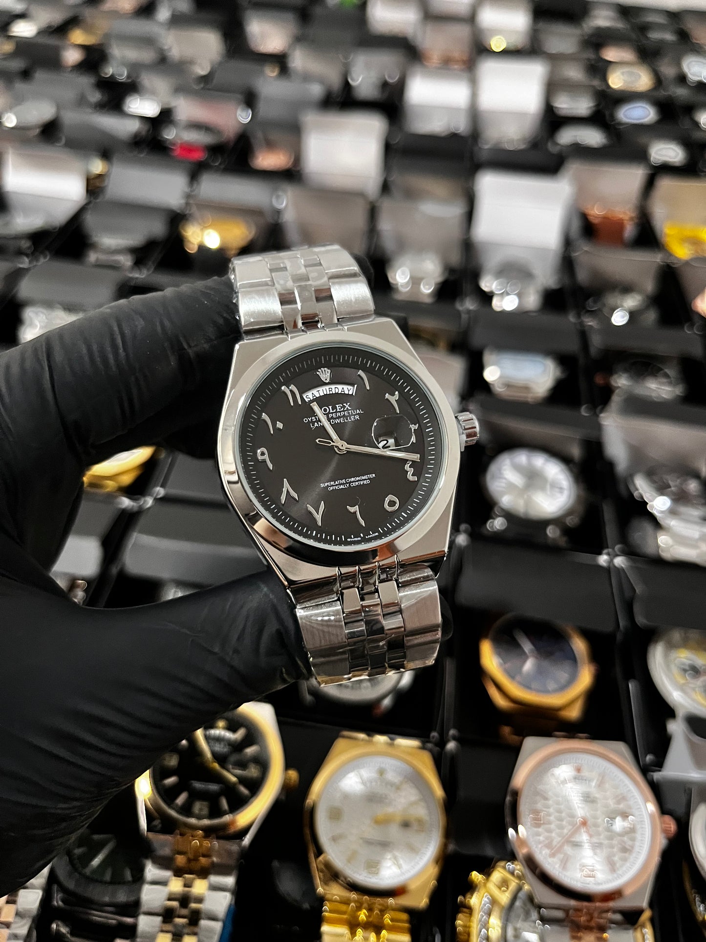 RX LANDWR ARAB / PLATEADO FONDO NEGRO