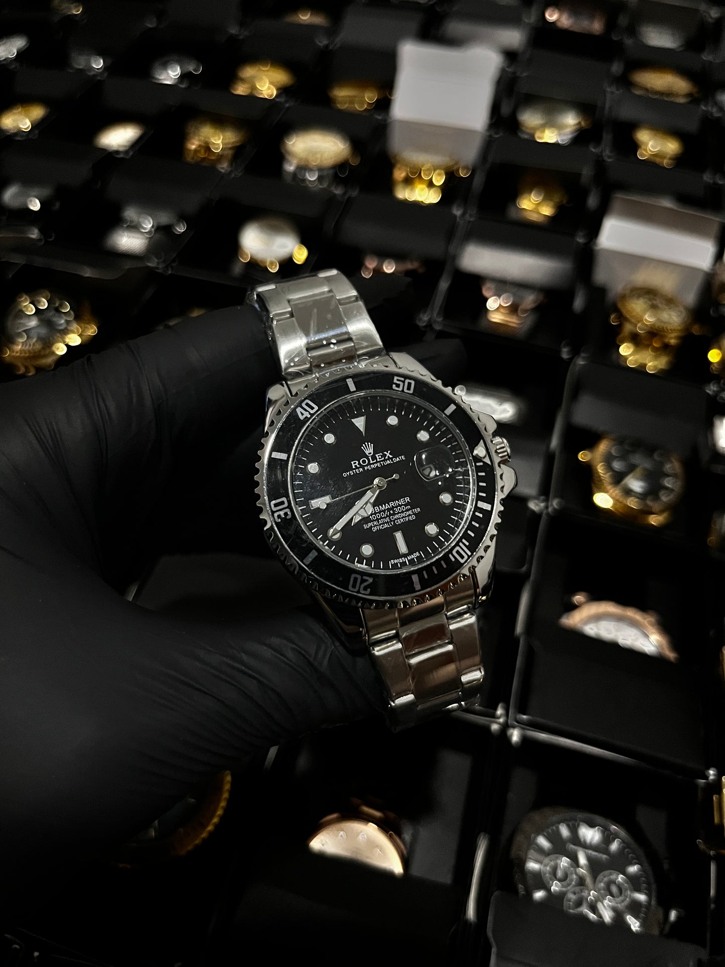 RX SUBM SEMIAUTOMATICO / PLATEADO FONDO NEGRO