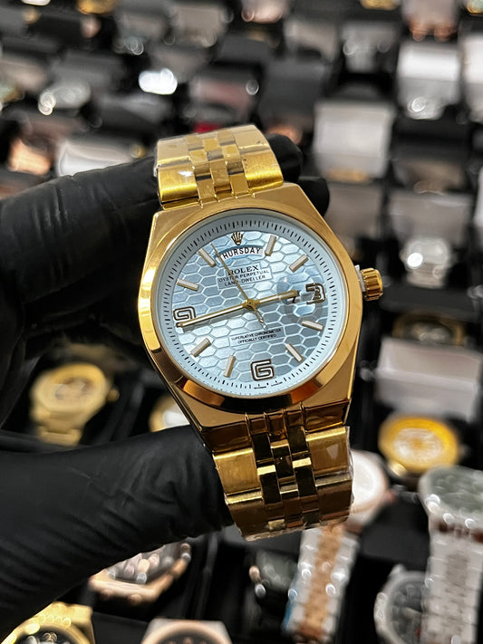 RX LANDWR / DORADO FONDO AZUL CLARO