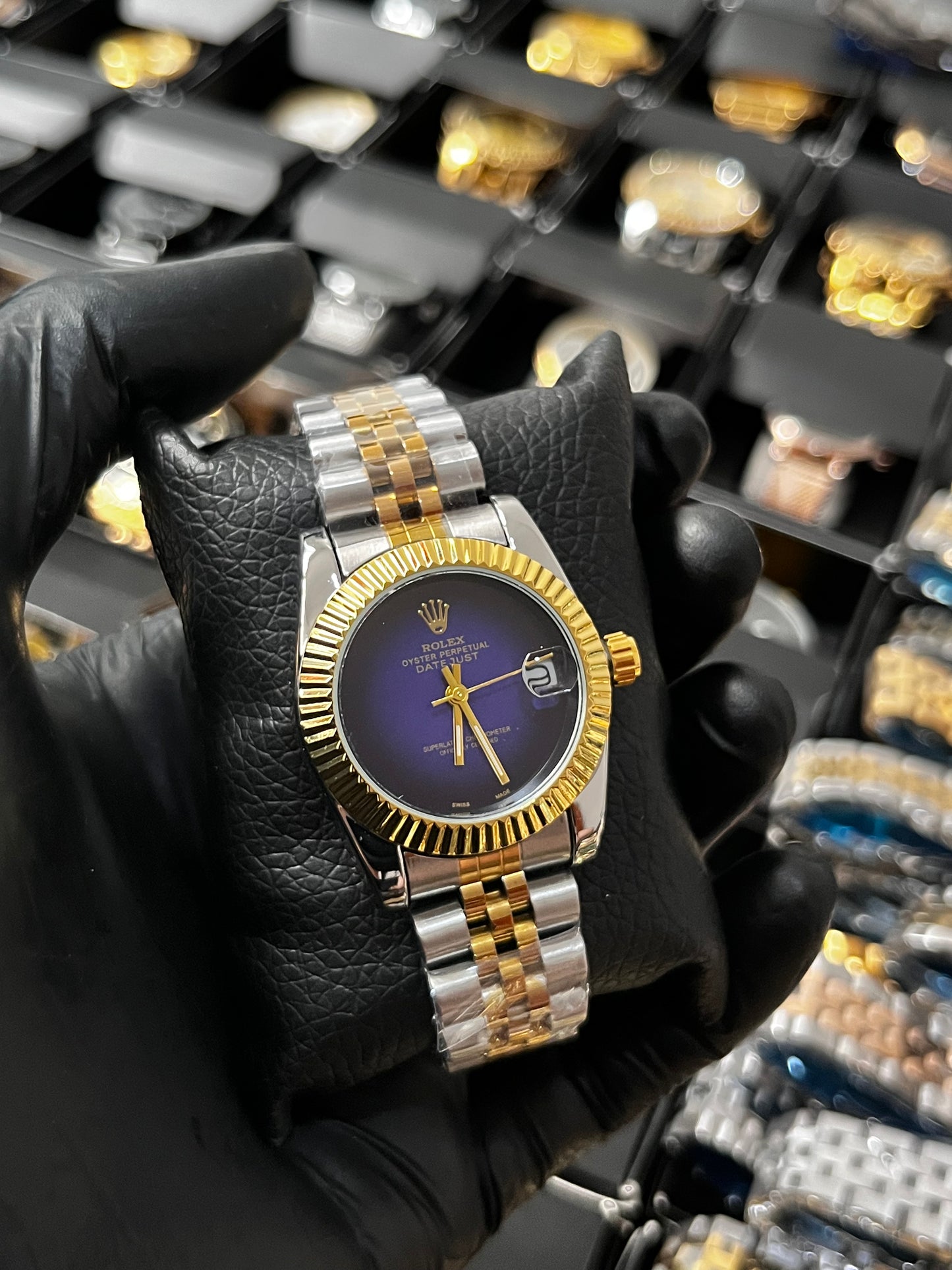 RX DTJST DAMA BICOLOR FONDO AZUL