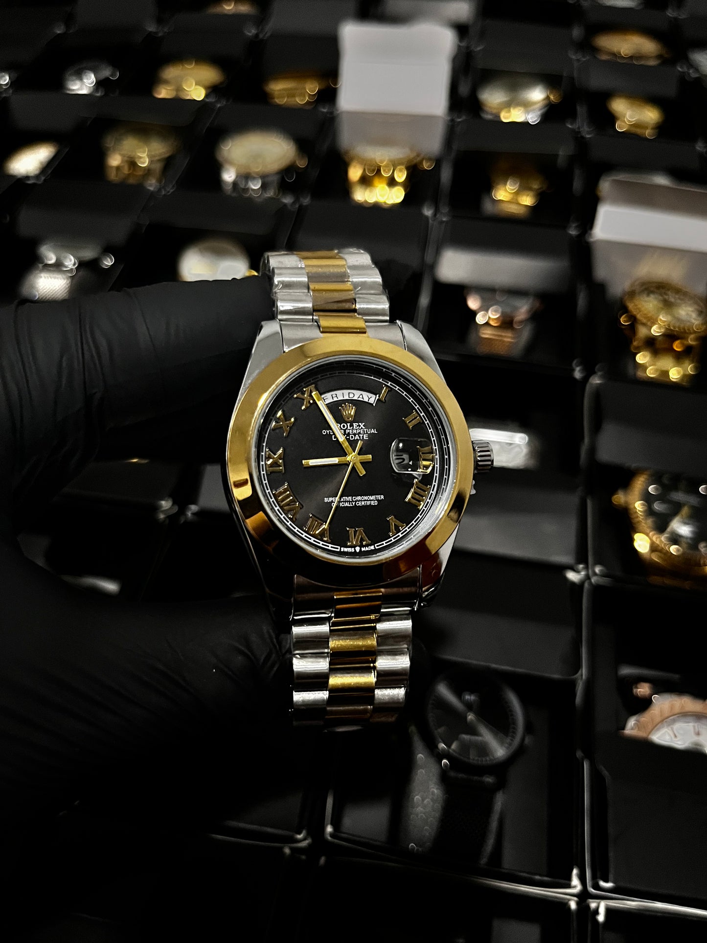 RX DTJST DD / ROMAN / BICOLOR FONDO NEGRO