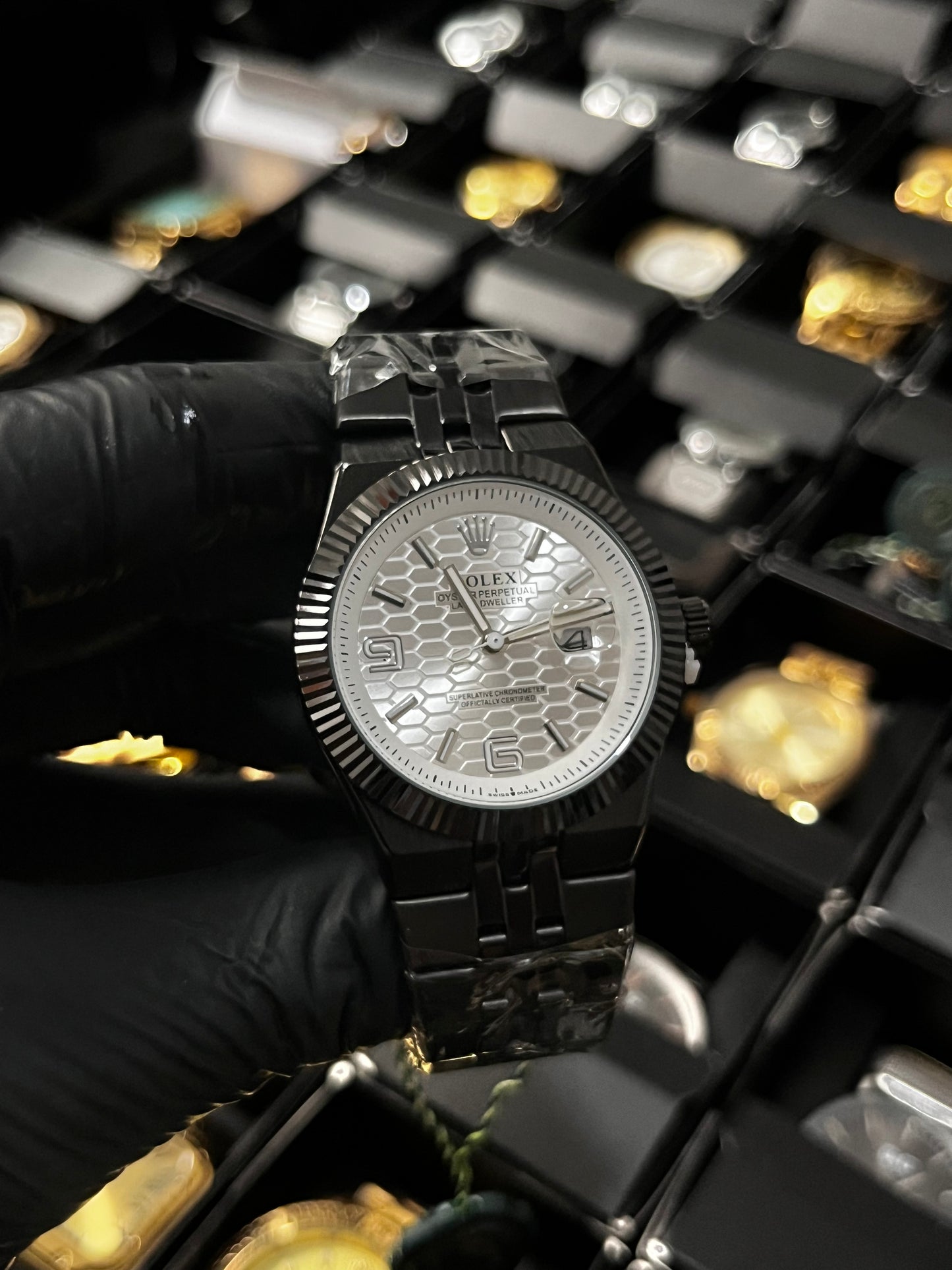 RX LANDWR 963 / NEGRO FONDO PLATEADO