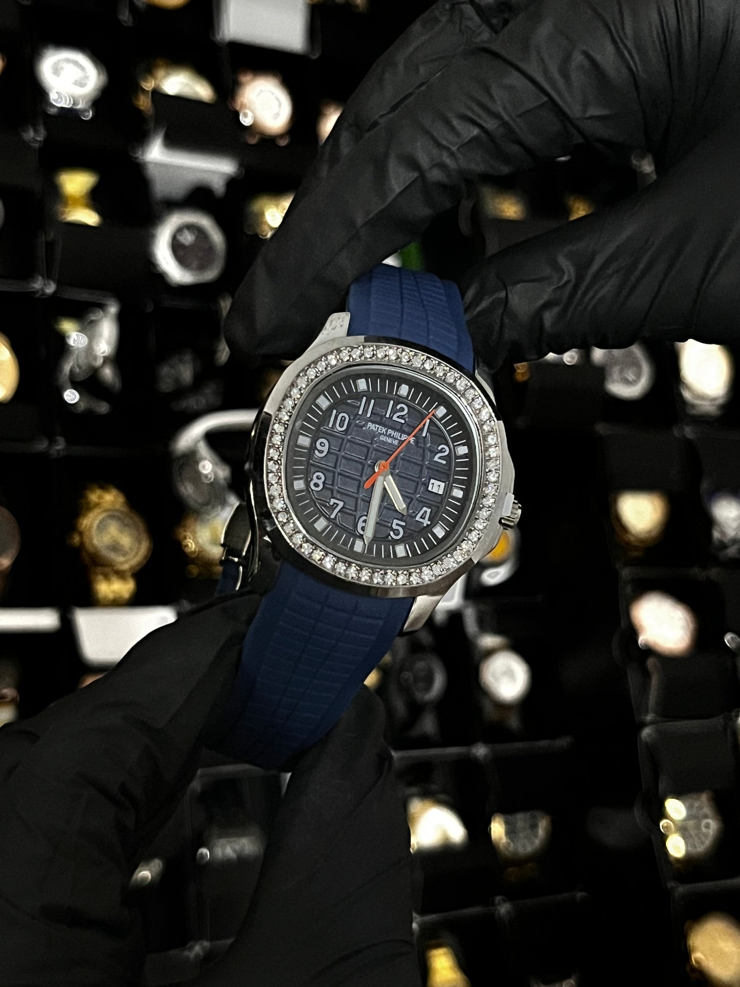 PTK PULSO GOMA CUBANO / AZUL / TABLERO AZUL /