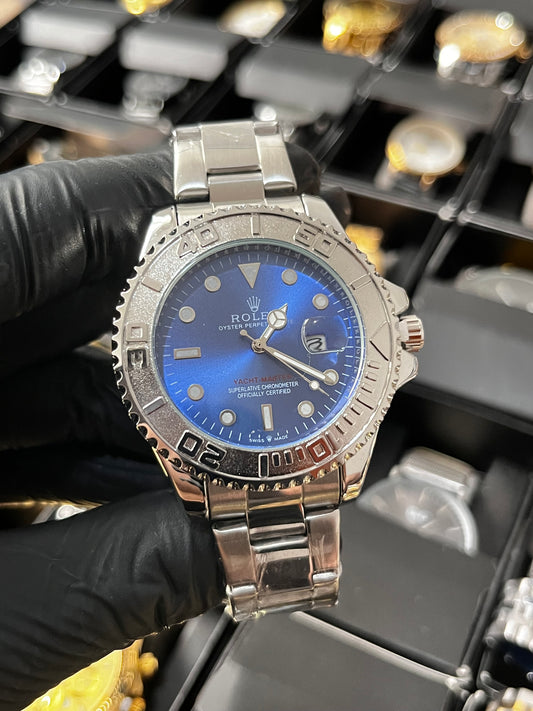 RX YM / PLATEADO FONDO AZUL