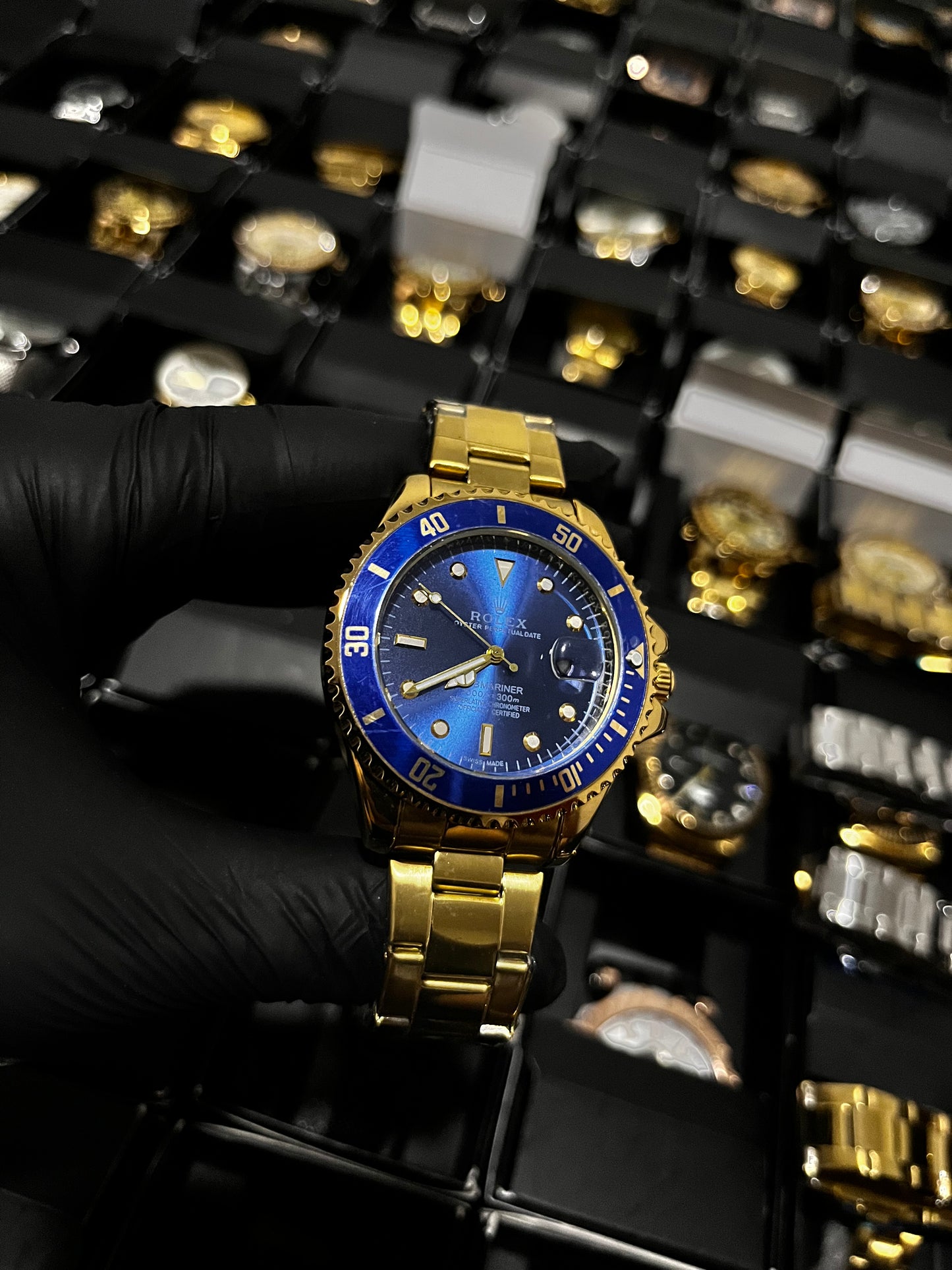 RX SUBM SEMIAUTOMATICO / DORADO FONDO AZUL