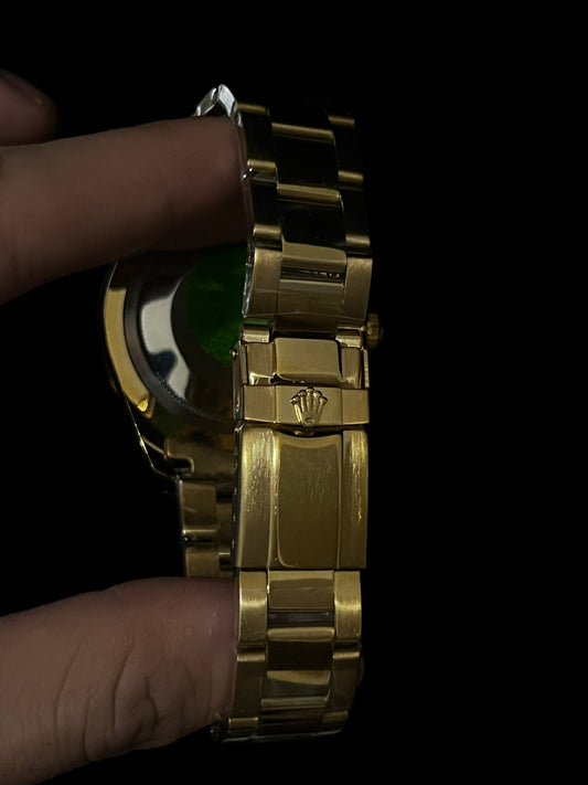 RX AUTOMATICO ACERO/BICOLOR BISEL/PLATEADO TABLERO/DORADO