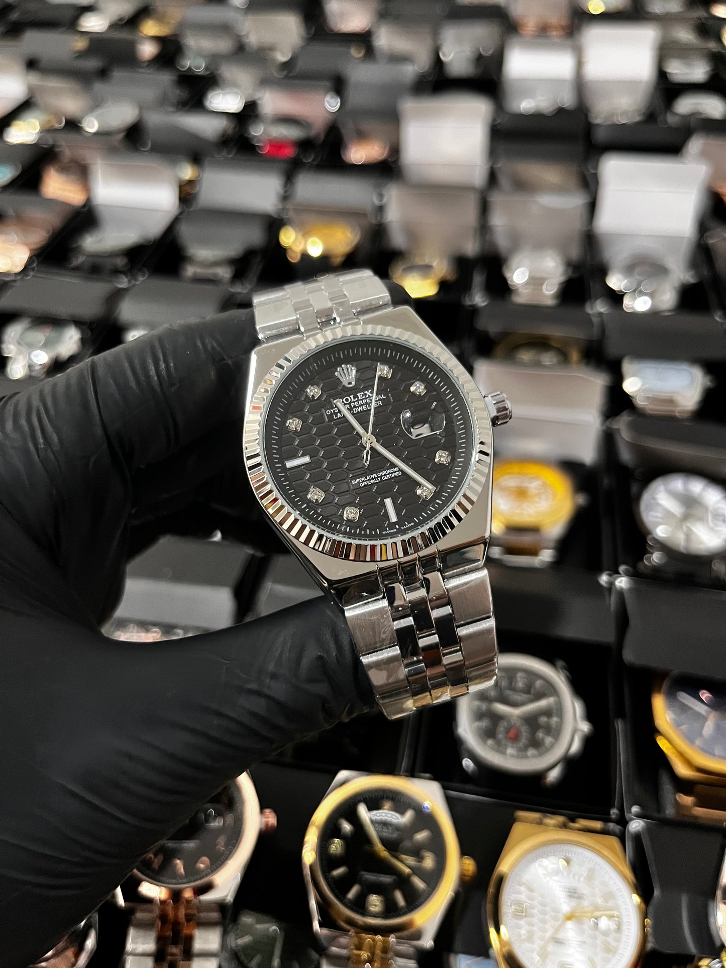 RX LANDWR / PLATEADO FONDO NEGRO