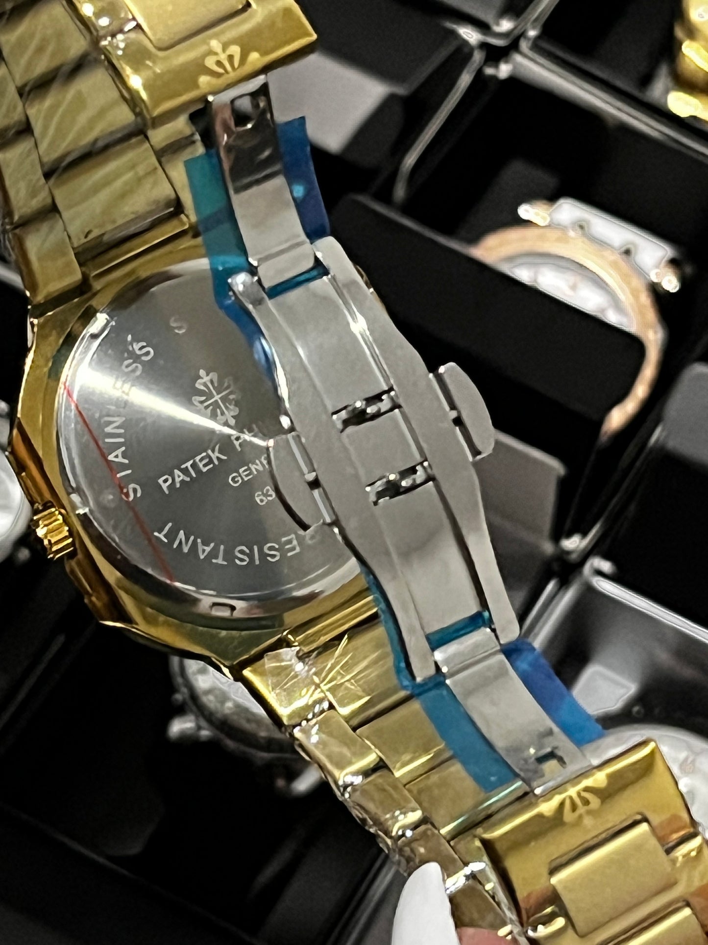 PTK ACERO/DORADO TABLERO NEGRO BISEL DORADO