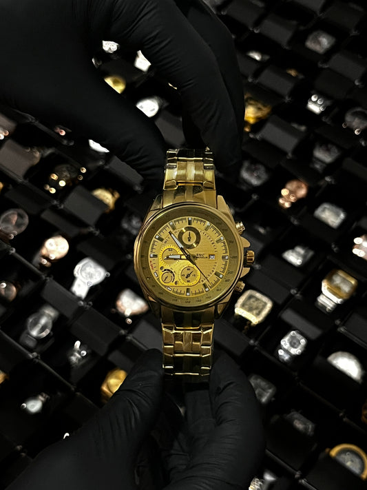 CSO EDIFICE ACERO/DORADO TABLERO/AMARILLO/CRONOS/AMARILLO BISEL/DORADO