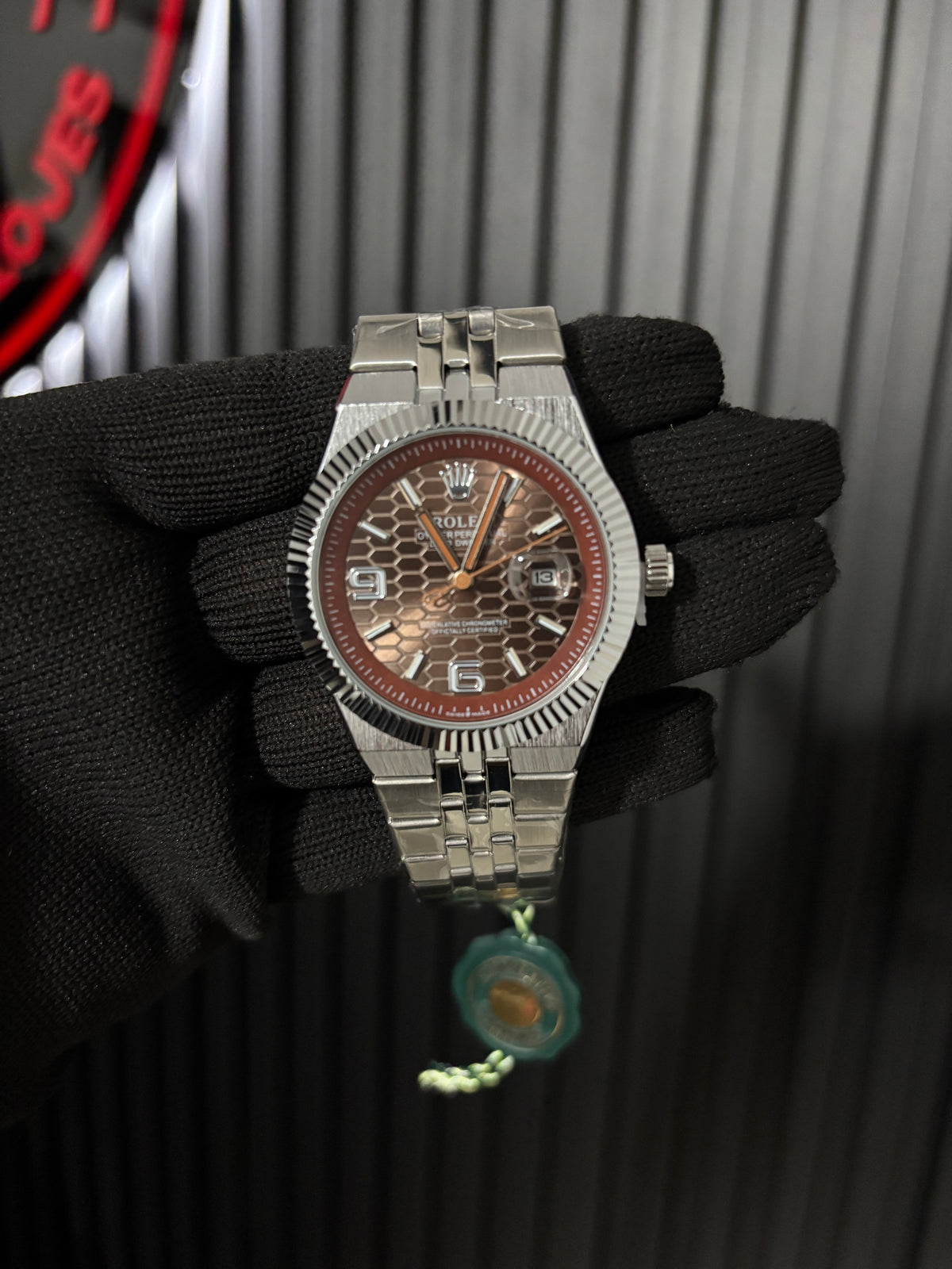 Rx landwr r963 plateado fondo café