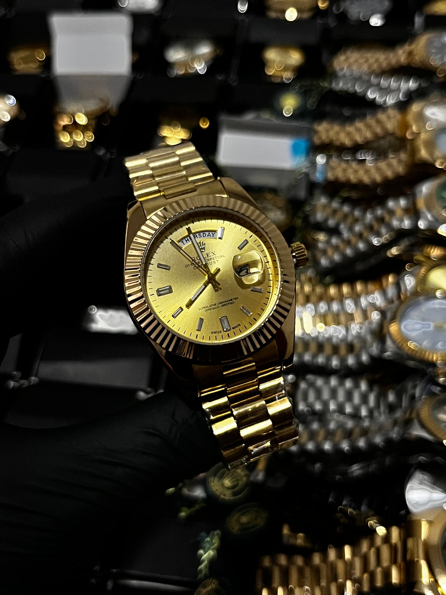 RX DTJST DD / BISEL RELIEVE / DORADO COMPLETO