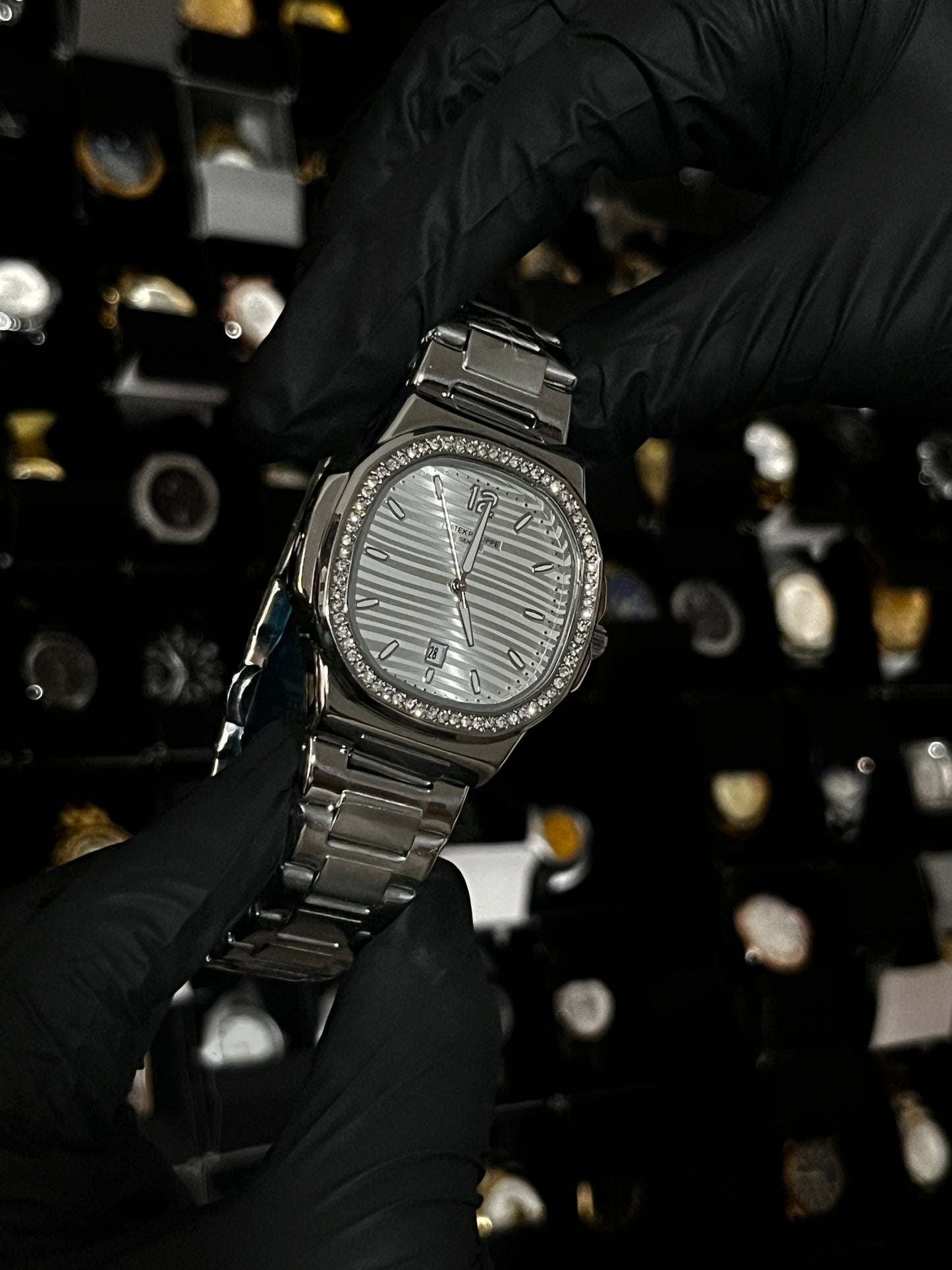 PTK METAL / CABALLERO / BISEL CUBANO / PLATEADO COMPLETO