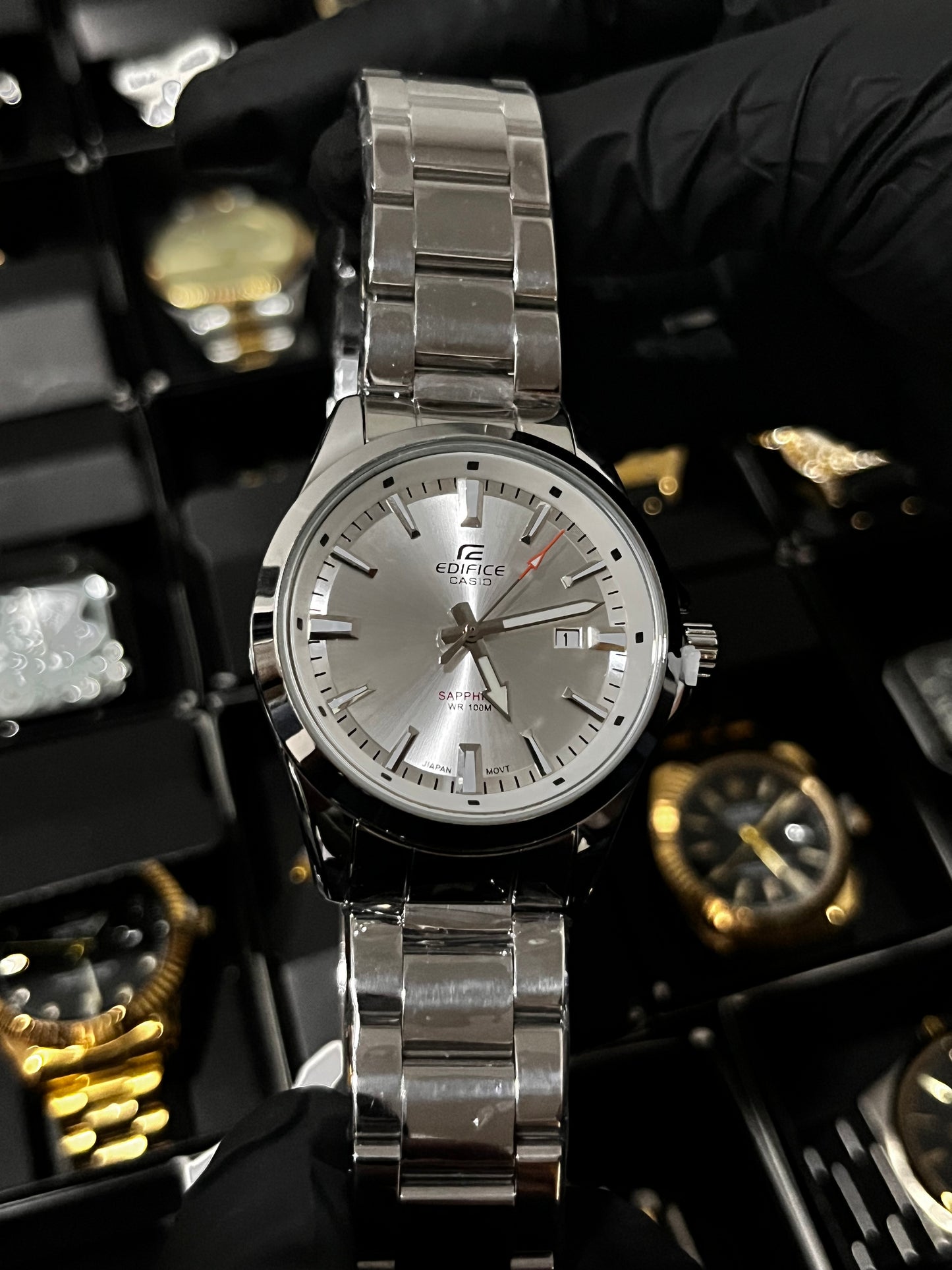 CSO EDIFICE ACERO/PLATEADO TABLERO/PLATEADO BISEL/PLATEADO