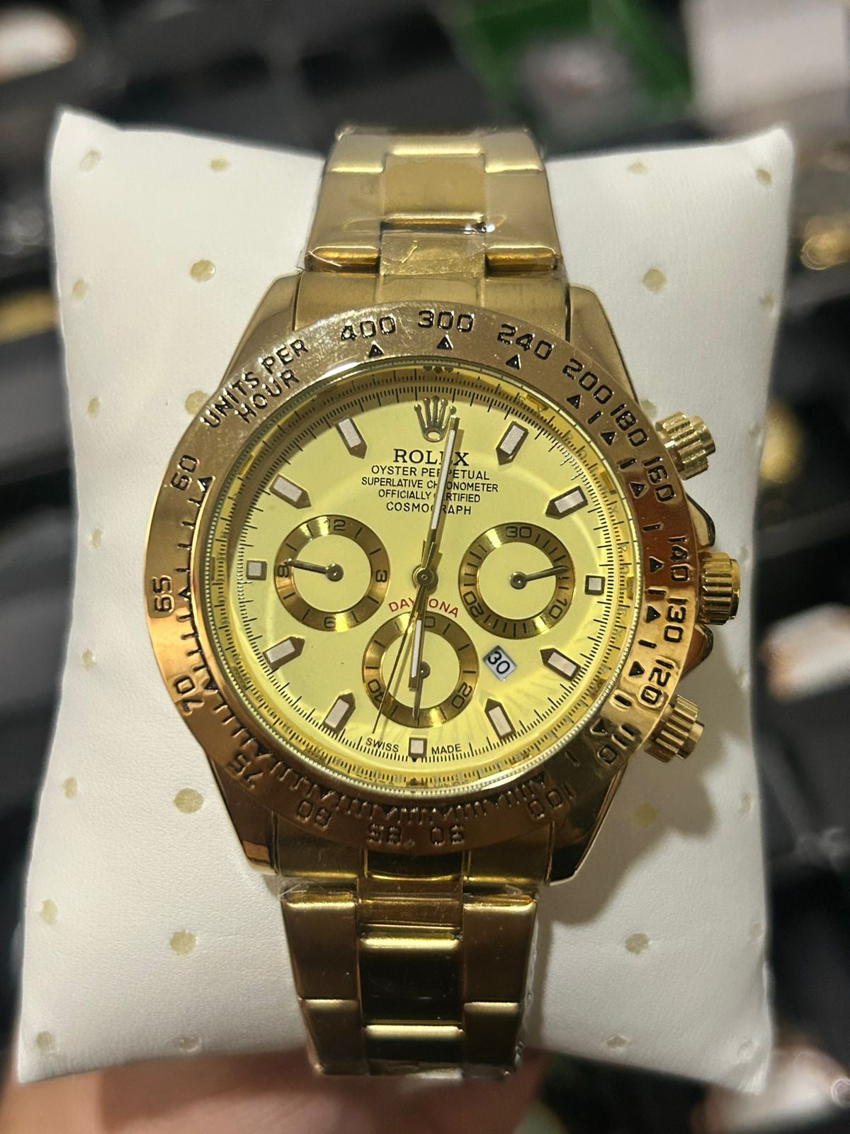 RX DYTN ACERO DORADO BISEL DORADO TABLERO DORADO