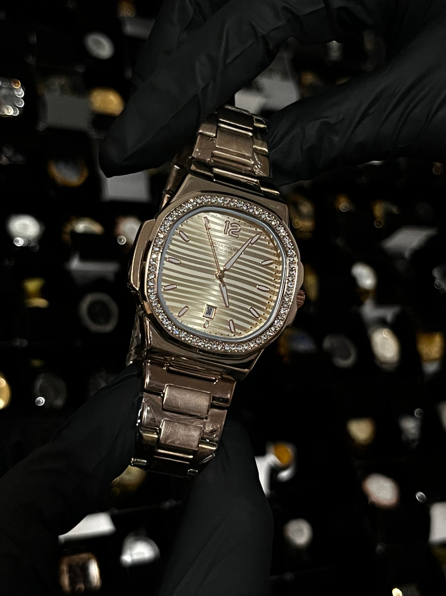 PTK METAL / CABALLERO / BISEL CUBANO / ORO ROSA COMPLETO