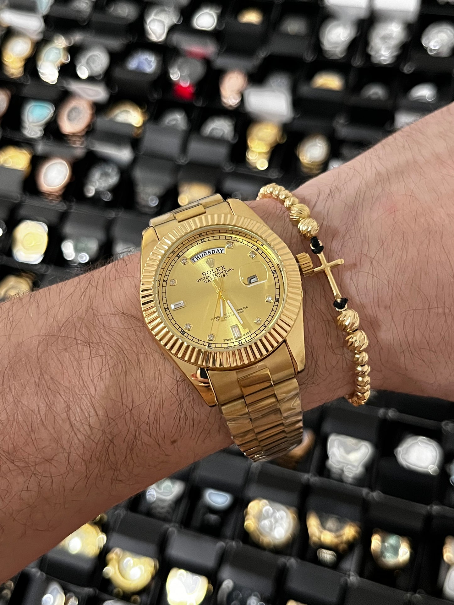 RX DTJST DD / BISEL RELIEVE / DORADO COMPLETO