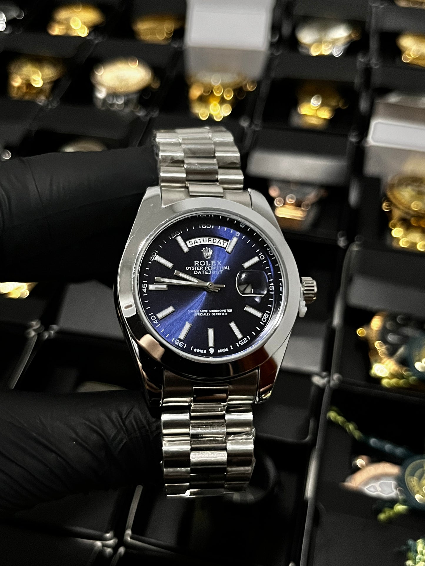 RX DTJST DD / PLATEADO FONDO AZUL