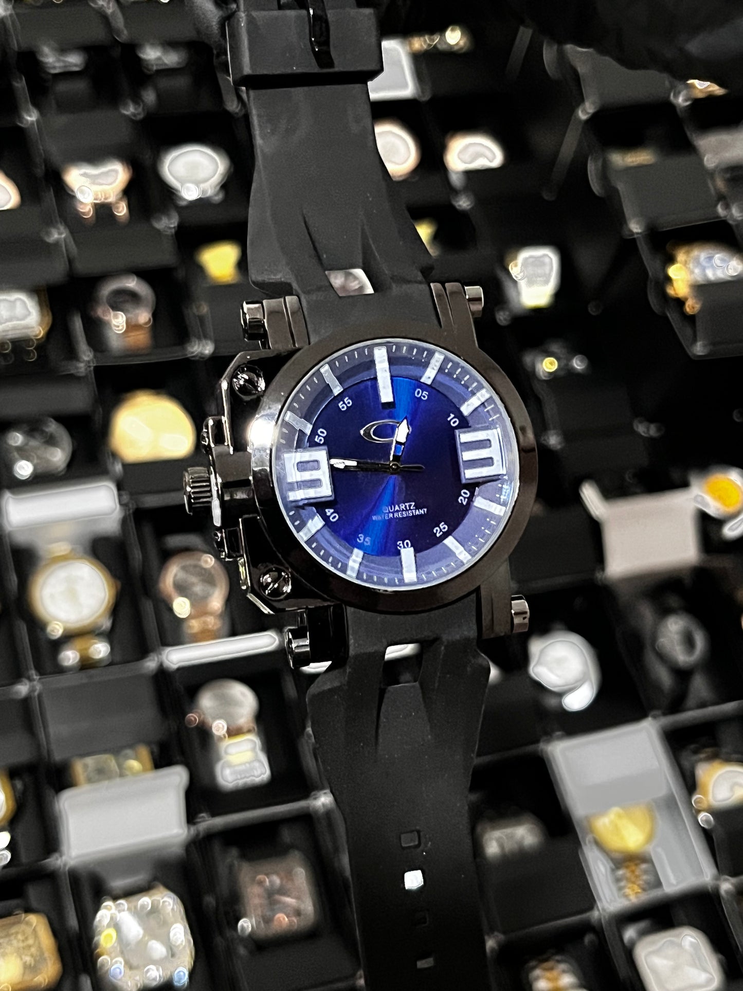 OAK GOMA/NEGRO TABLERO/AZUL/93 BISEL/NEGRO