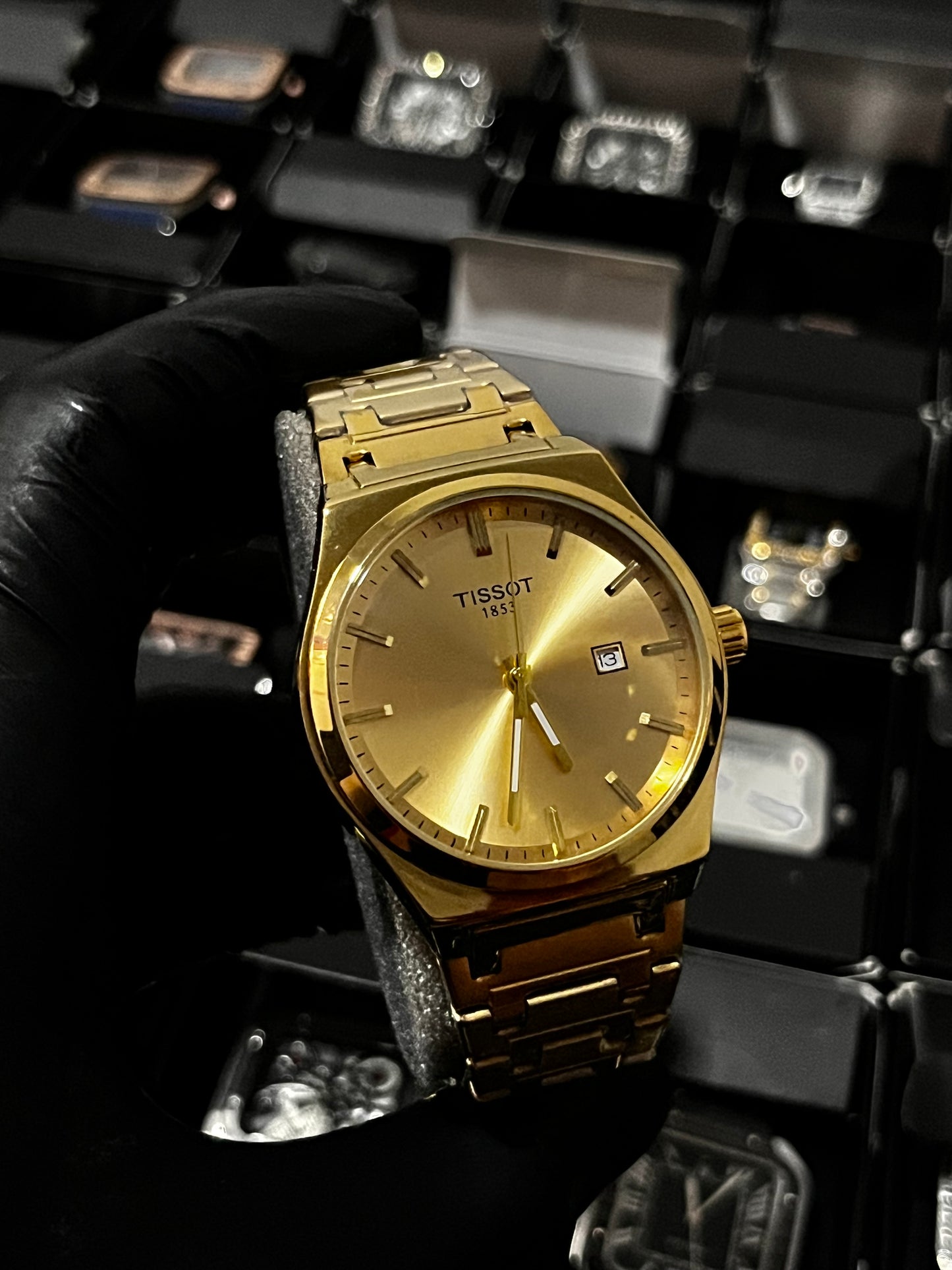 TSST ACERO DORADO TABLERO DORADO/LISO BISEL DORADO