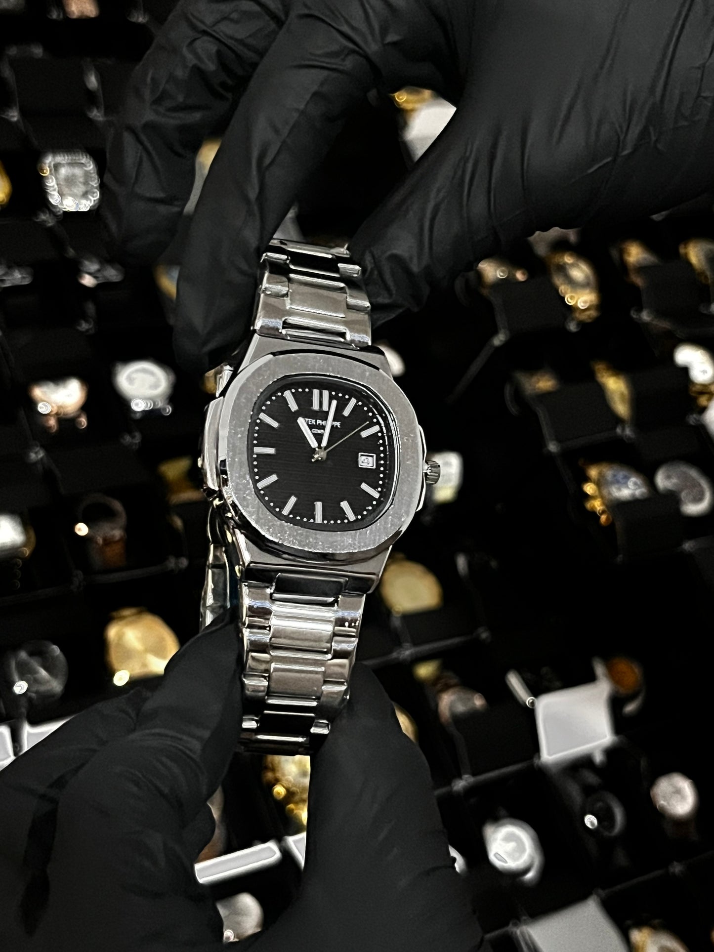 PTK METAL / CABALLERO / PLATEADO FONDO NEGRO