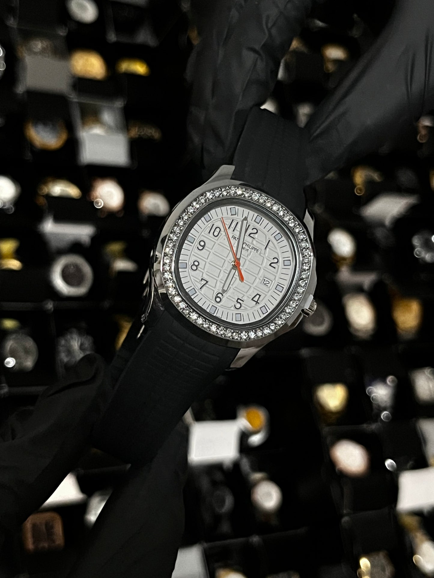 PTK PULSO GOMA CUBANO / NEGRO / TABLERO BLANCO