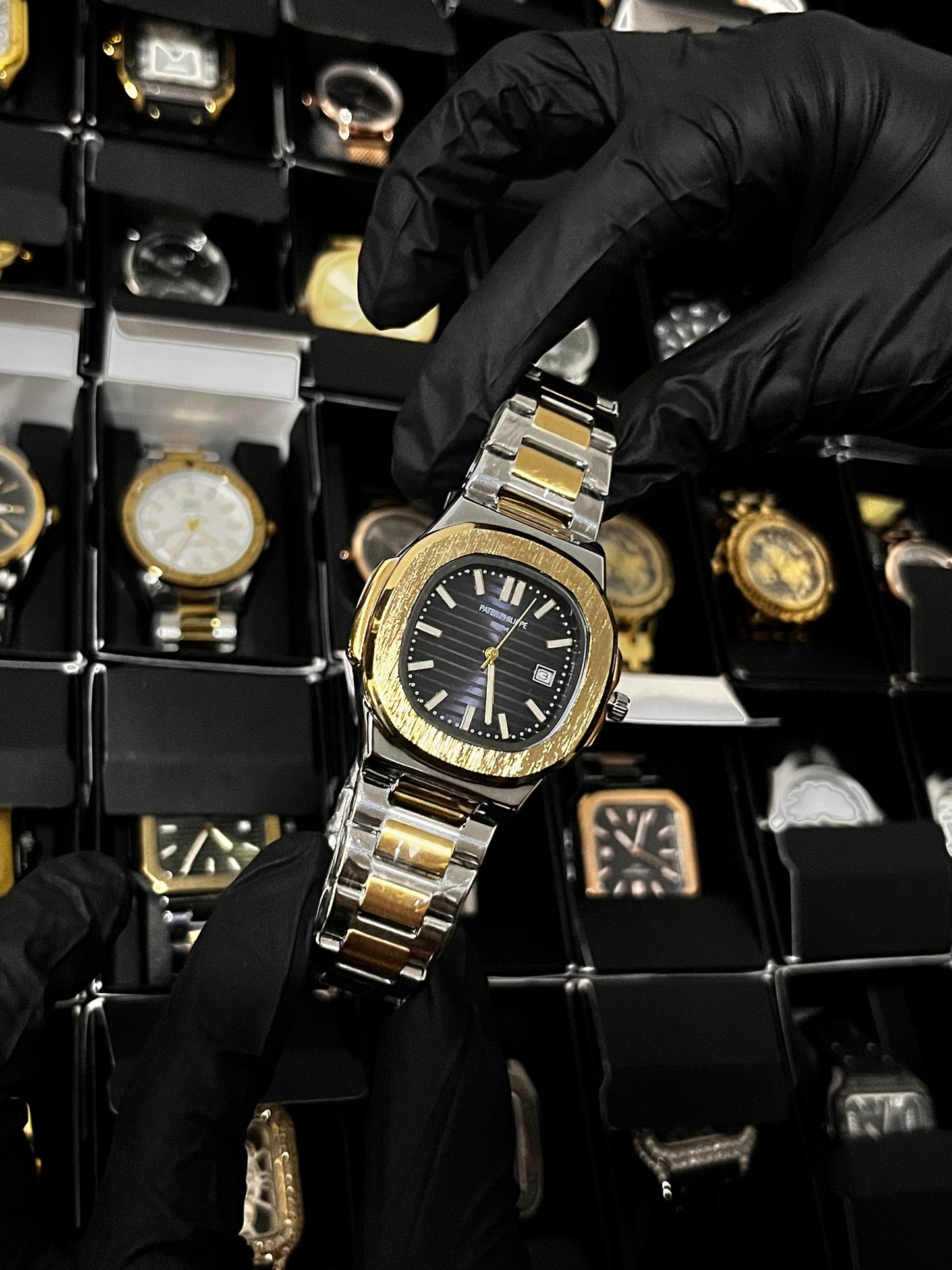 PTK METAL / CABALLERO / BICOLOR FONDO AZUL OSCURO