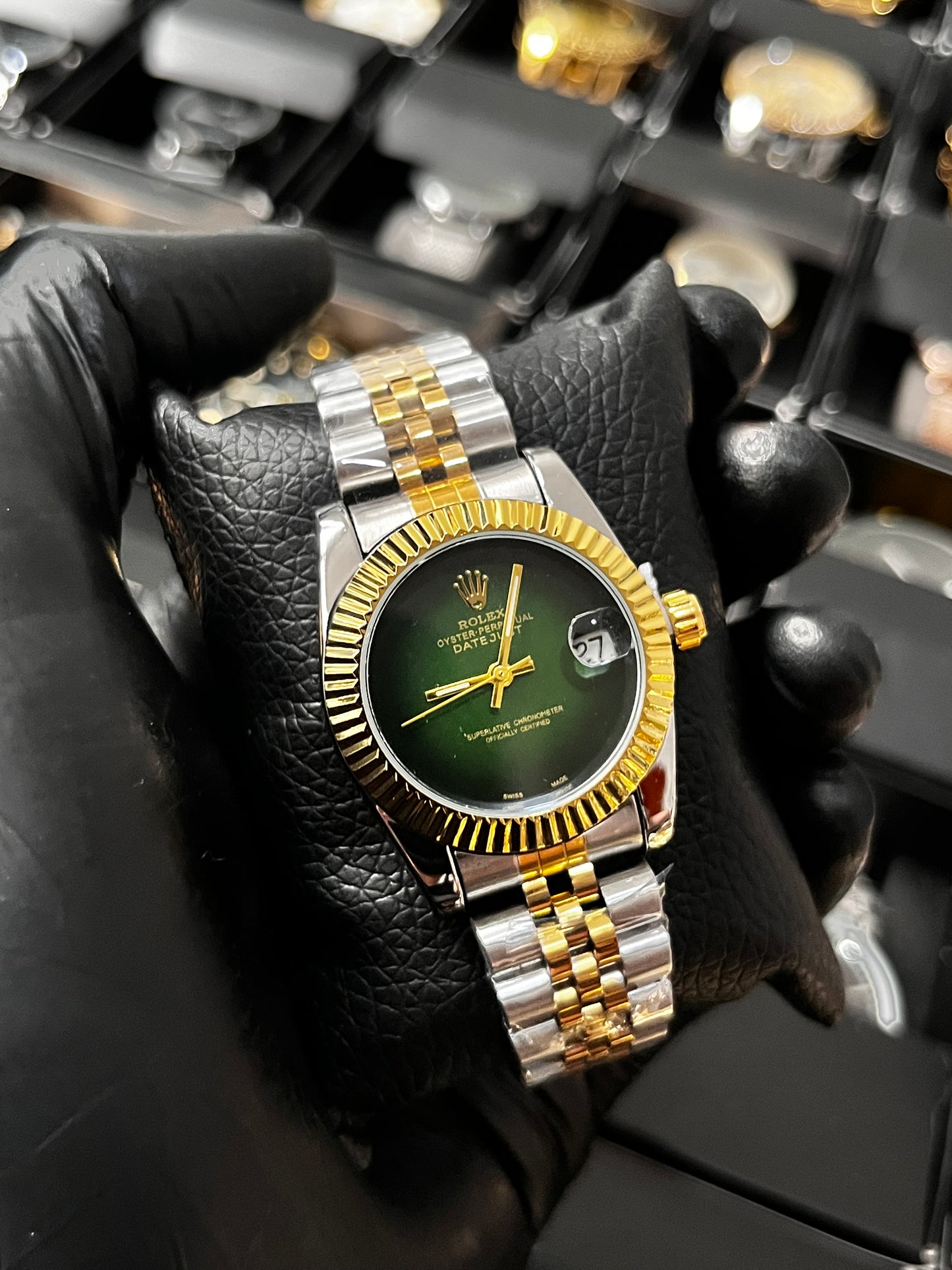 RX DTJST DAMA BICOLOR FONDO VERDE