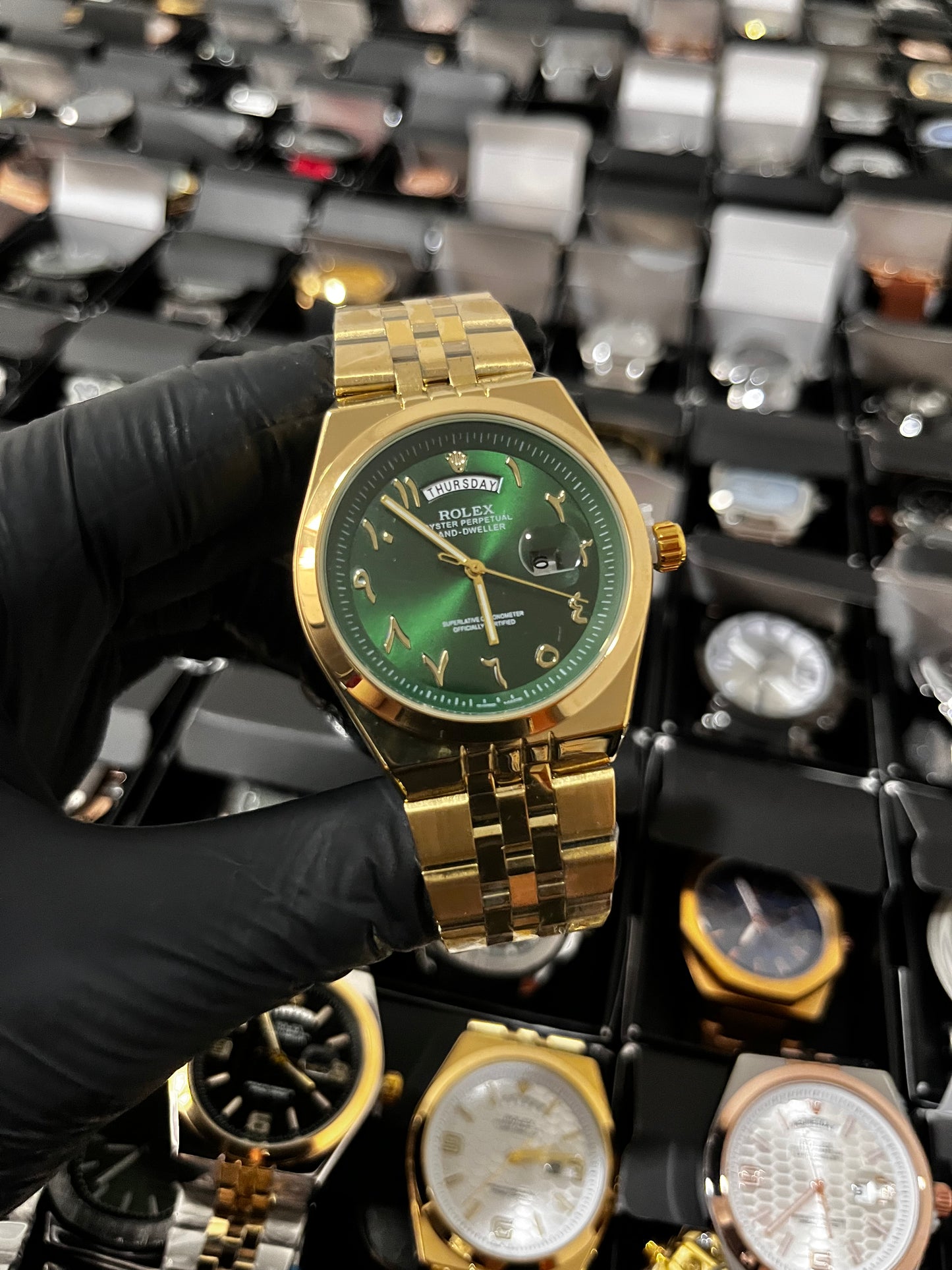 RX LANDWR ARAB / DORADO FONDO VERDE