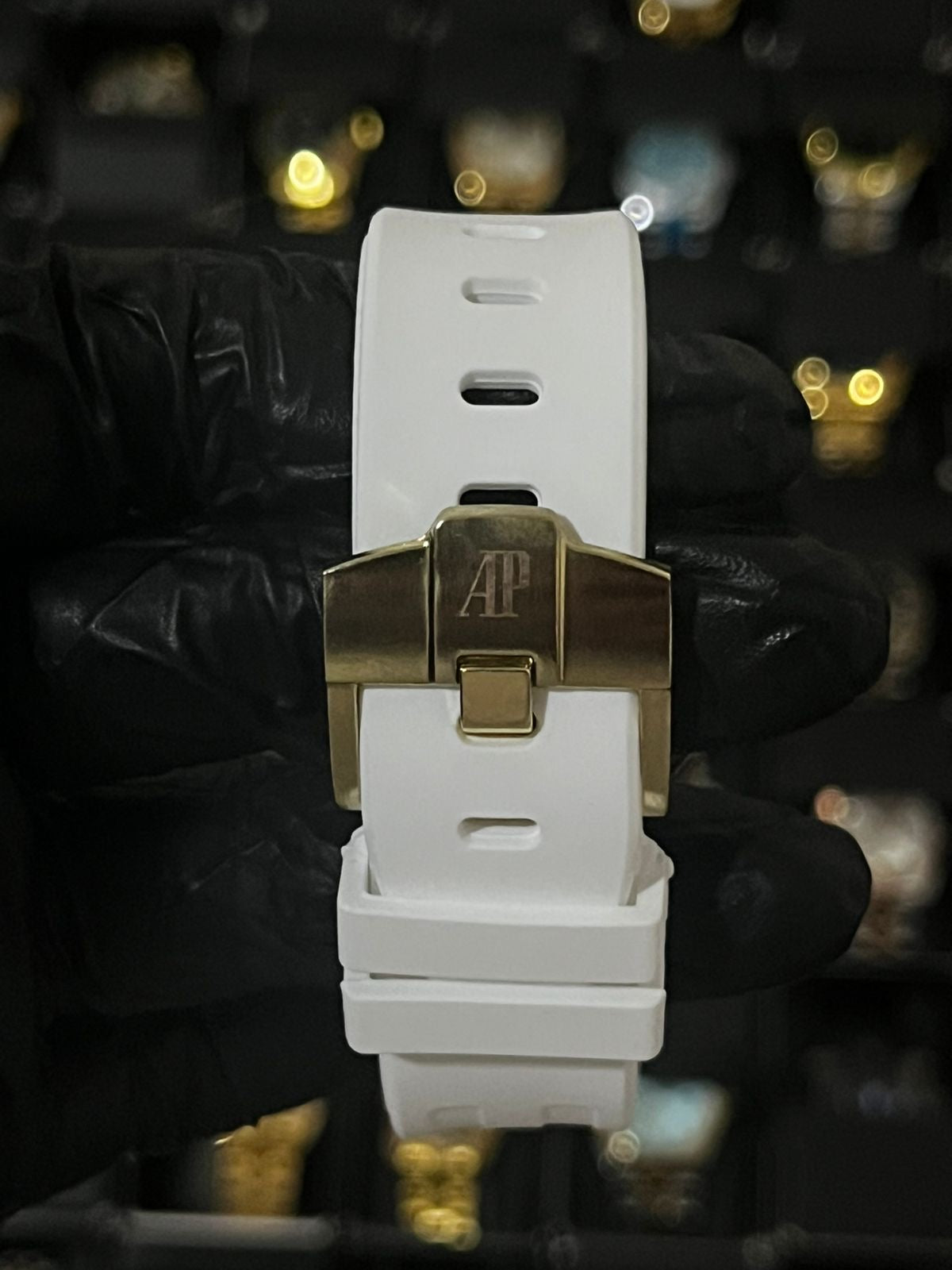 ADMR GOMA/BLANCO TABLERO/PLATEADO BISEL/DORADO