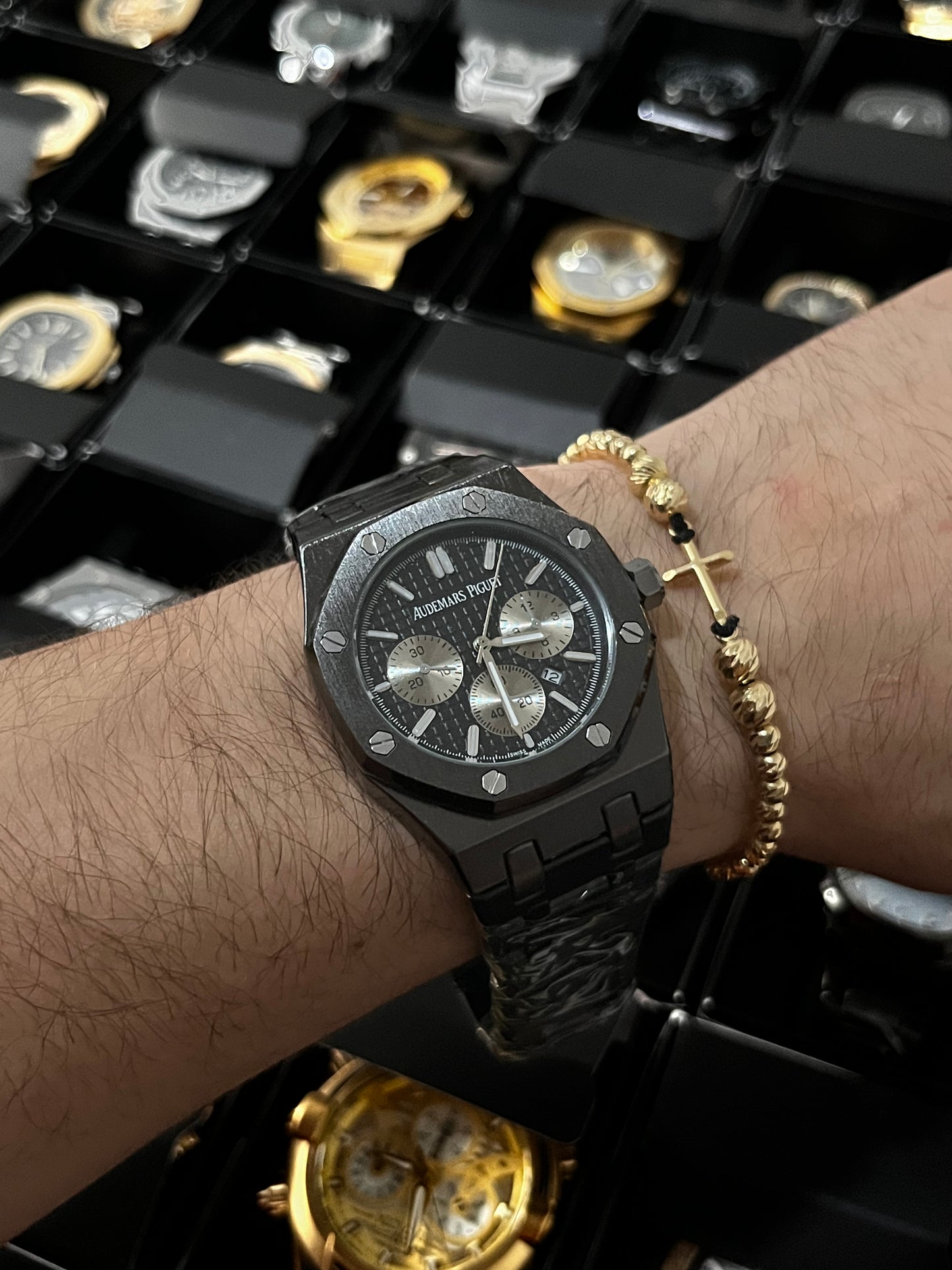 ADMR METÁLICO / 3 CRONO / NEGRO COMPLETO