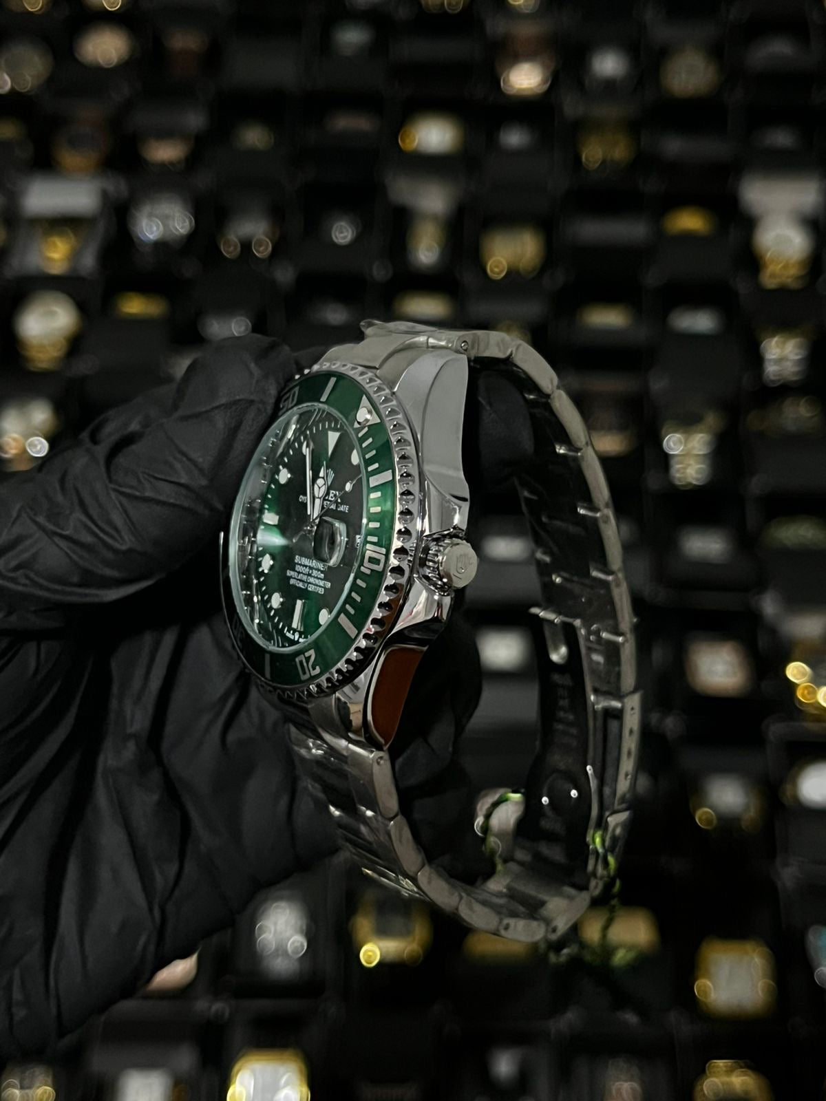 RX SUBM / PLATEADO FONDO VERDE