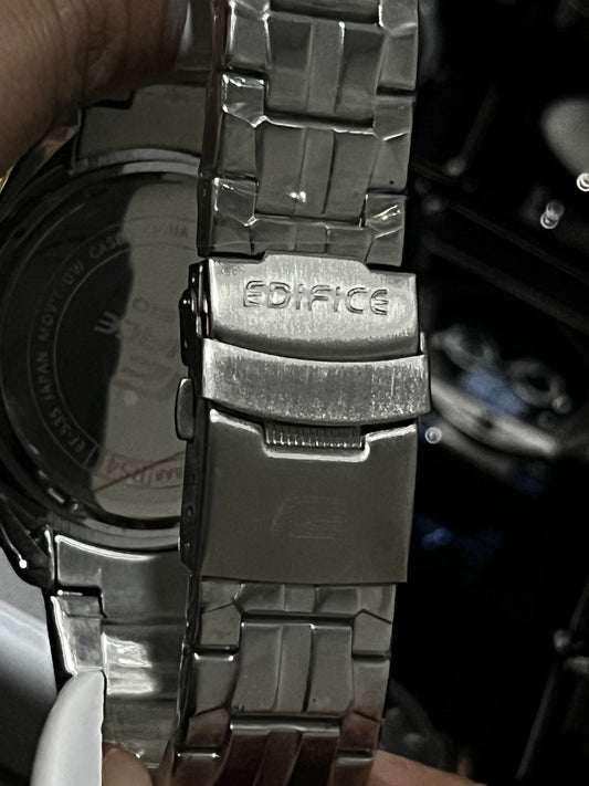 CSO EDIFICE ACERO/PLATEADO TABLERO/PLATEADO/CRONOS/PLATEADO BISEL/PLATEADO