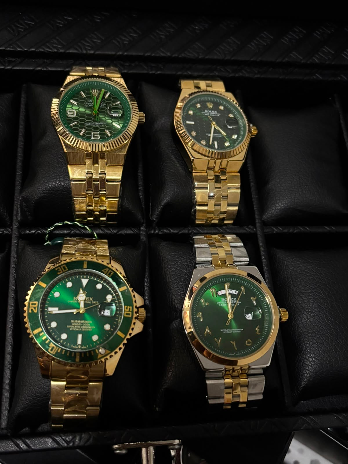 Combo gold green
