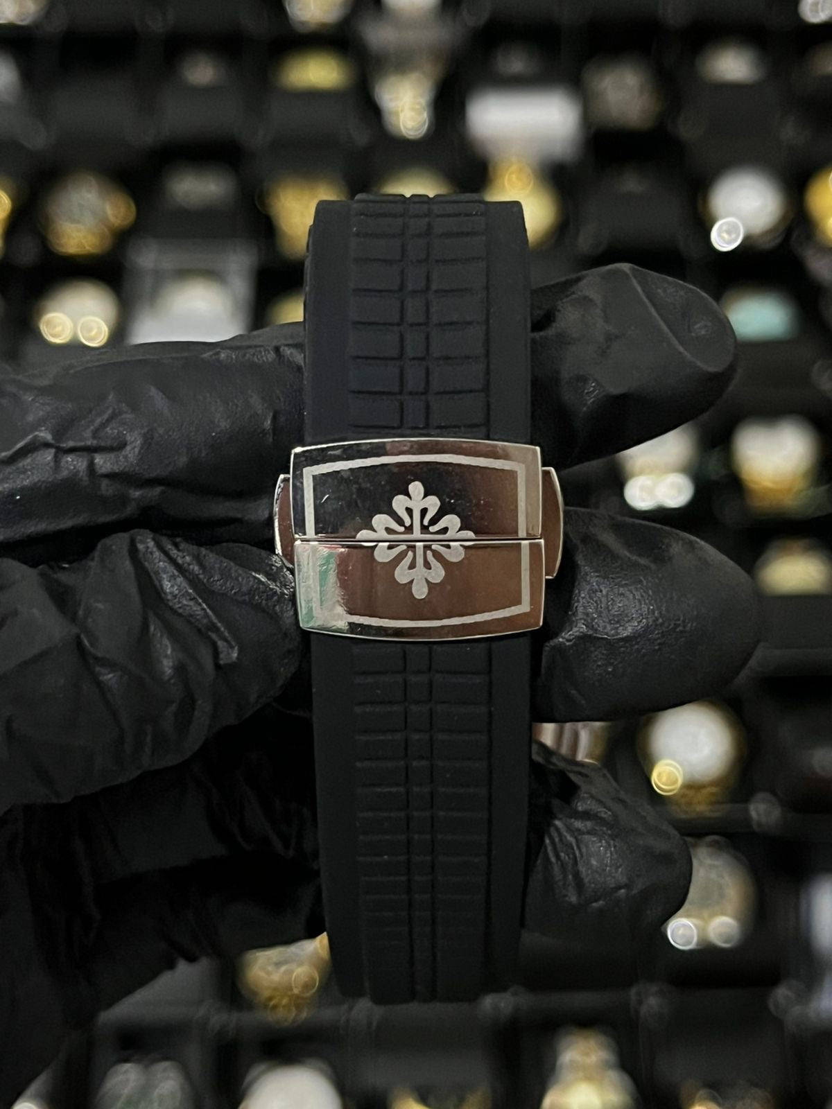PTK PULSO GOMA CUBANO / NEGRO / TABLERO BLANCO