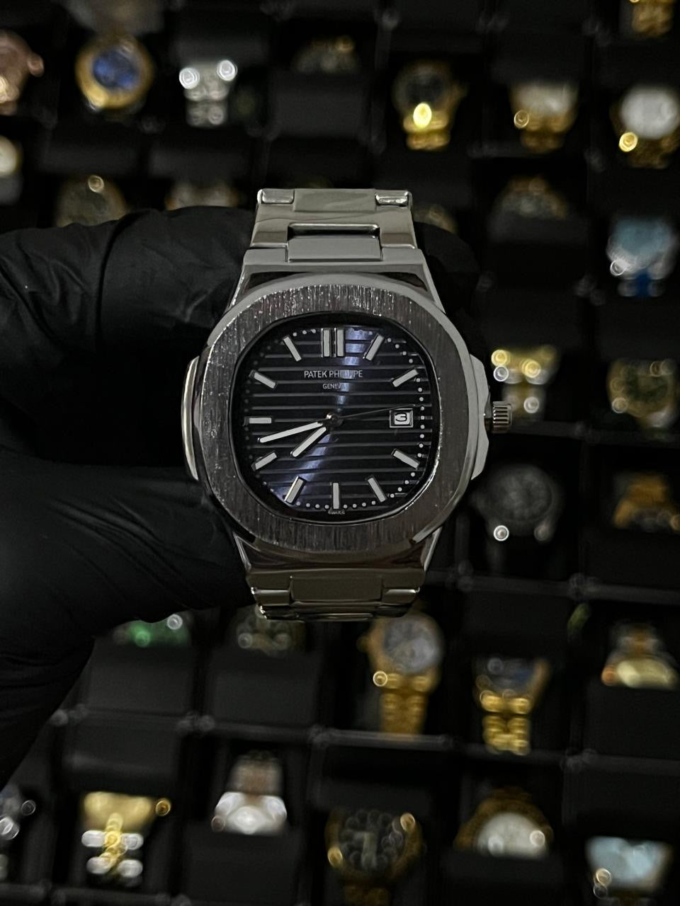 PTK METAL / CABALLERO / PLATEADO FONDO AZUL OSCURO