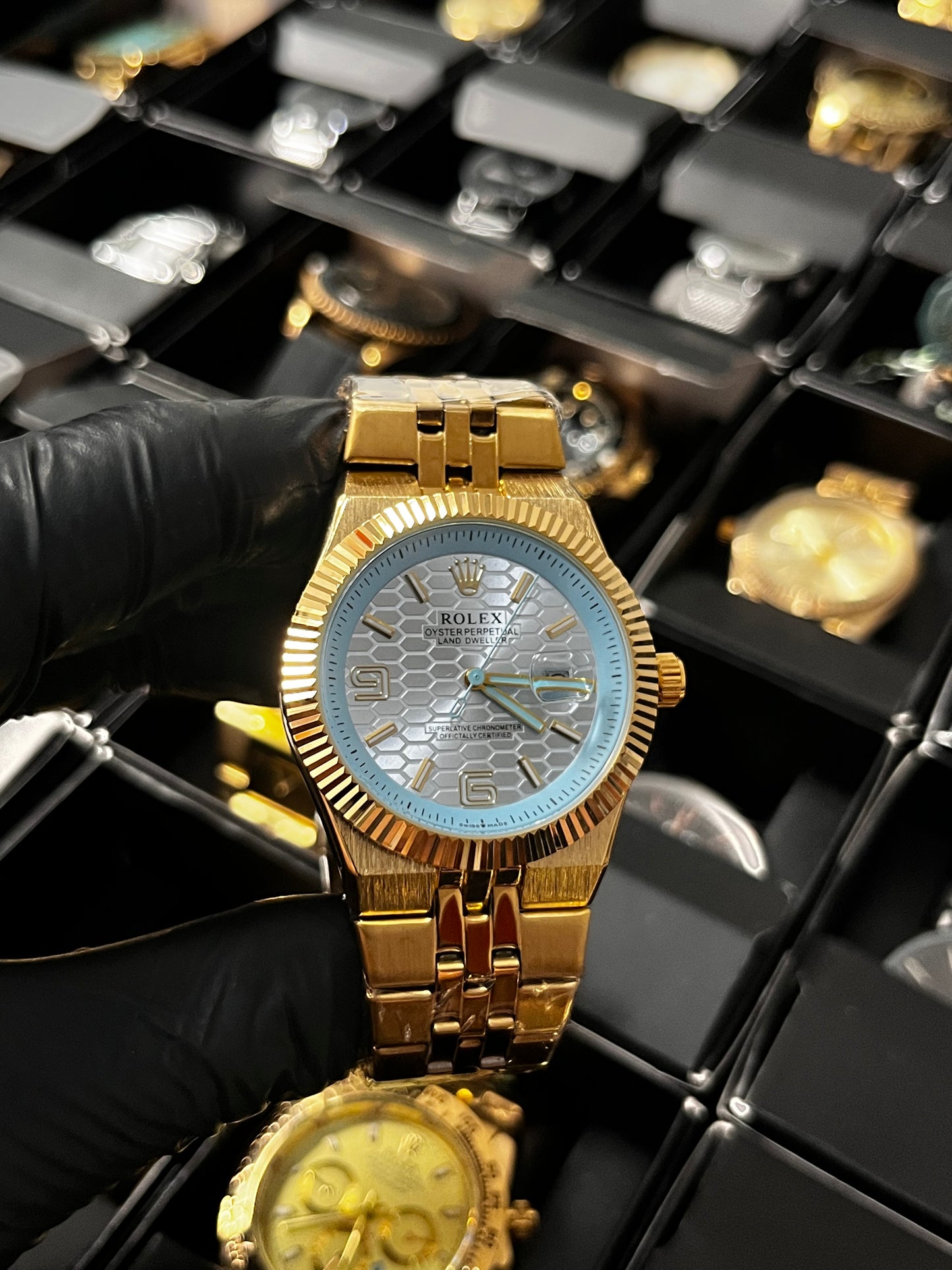 RX LANDWR 963 / DORADO FONDO AZUL CLARO