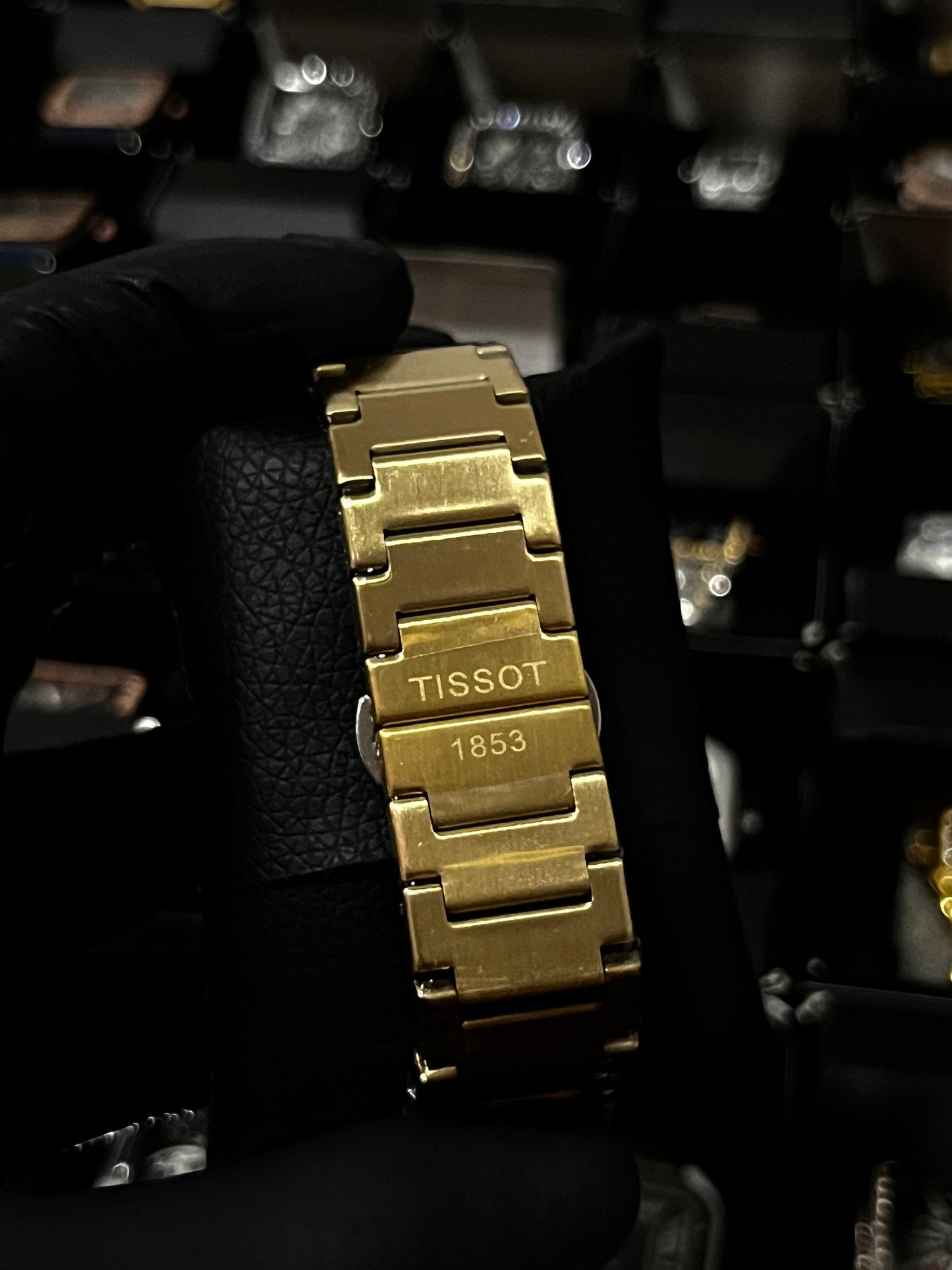 TSST ACERO DORADO TABLERO NEGRO BISEL DORADO