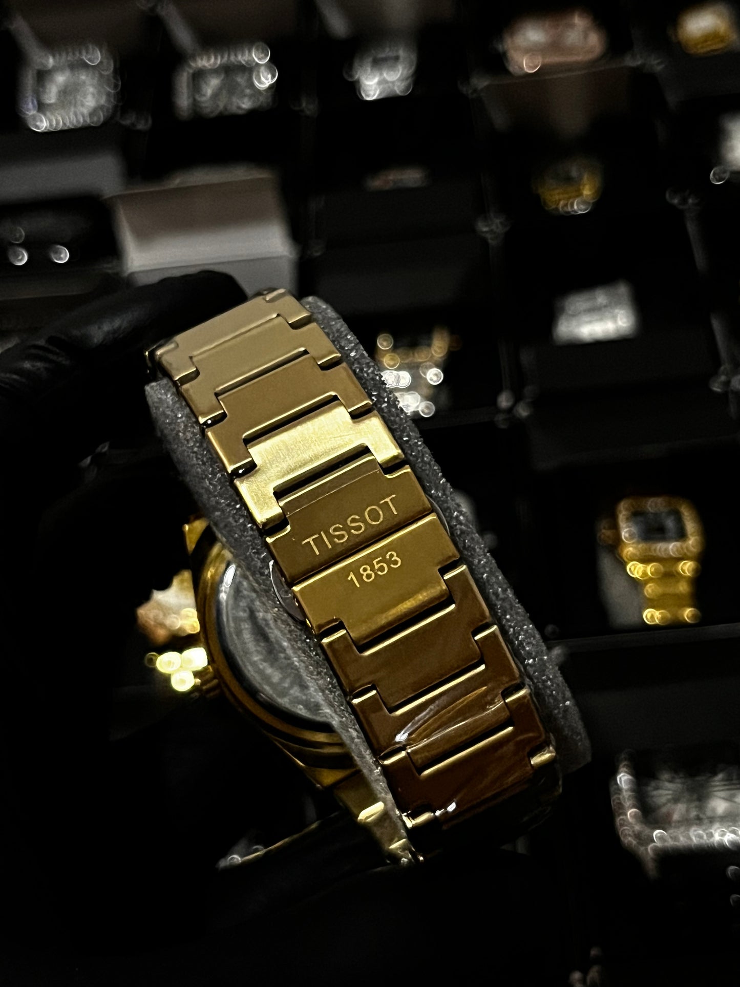 TSST ACERO DORADO TABLERO PLATEADO BISEL DORADO