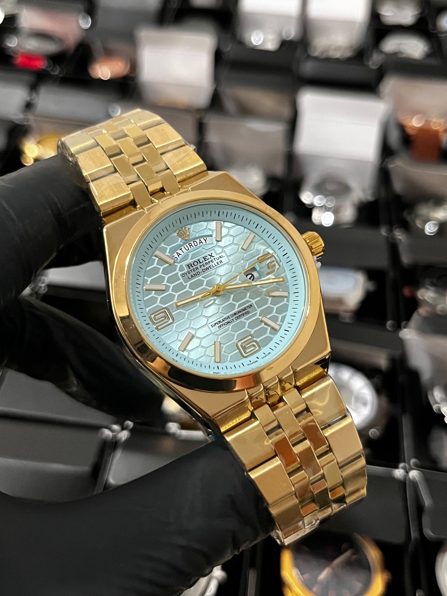 RX LANDWR 963 / DORADO FONDO AZUL CLARO