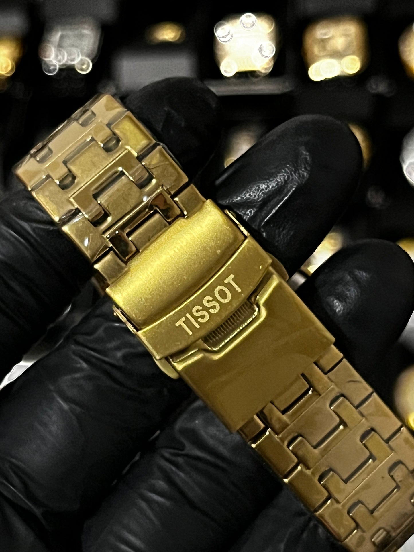 TSST ACERO DORADO TABLERO NEGRO BISEL DORADO