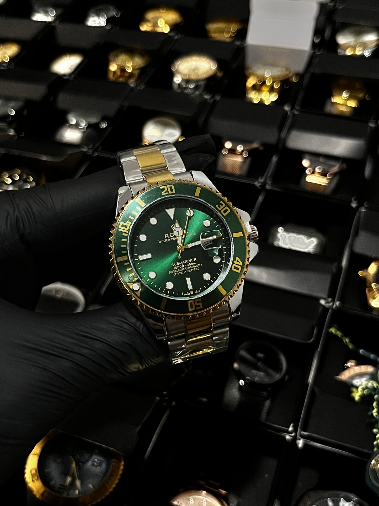 RX SUBM / BICOLOR FONDO VERDE