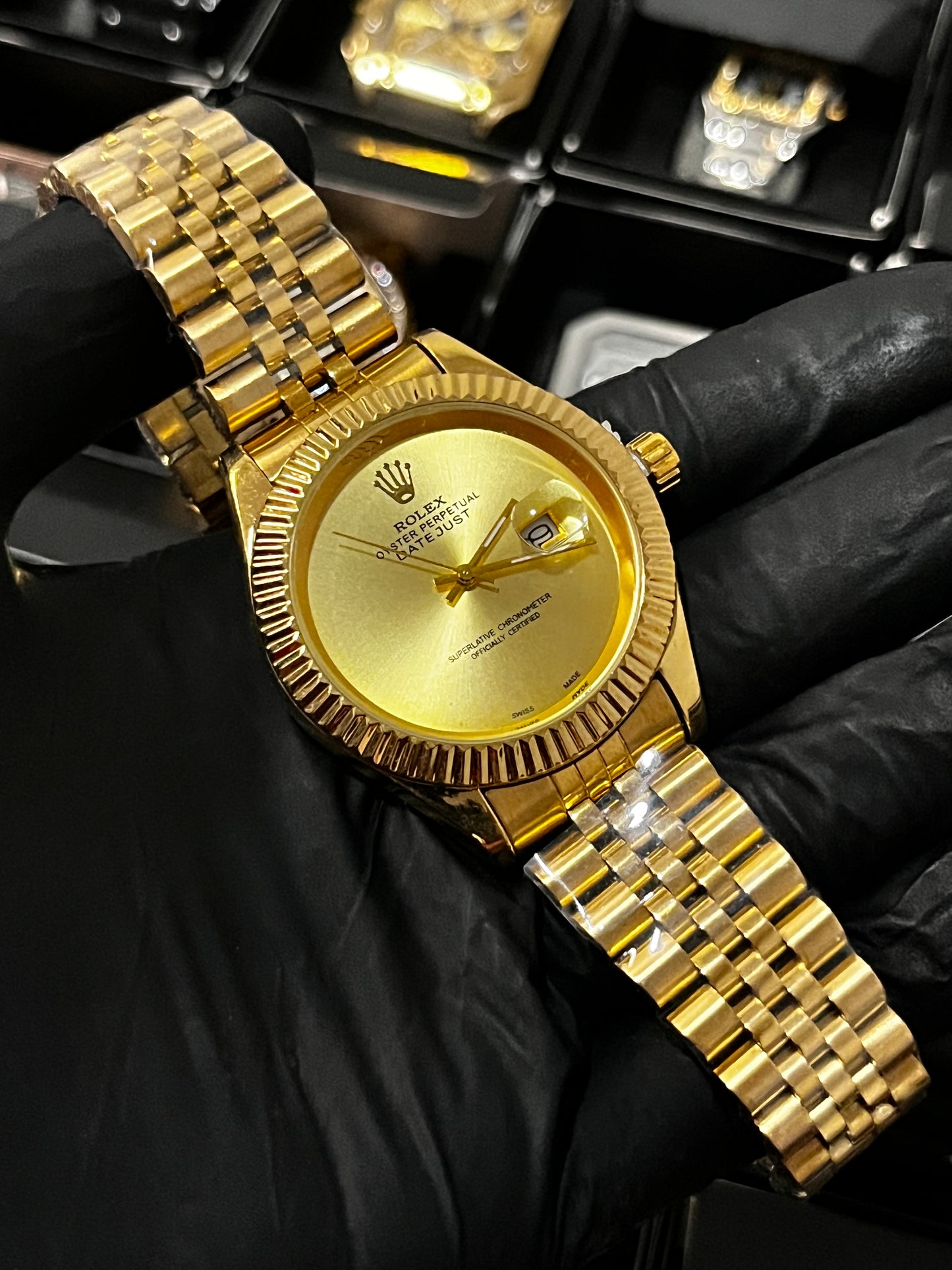 RX DTS ACERO/DORADO/TRENZADO TABLERO/DORADO/LISO BISEL DORADO