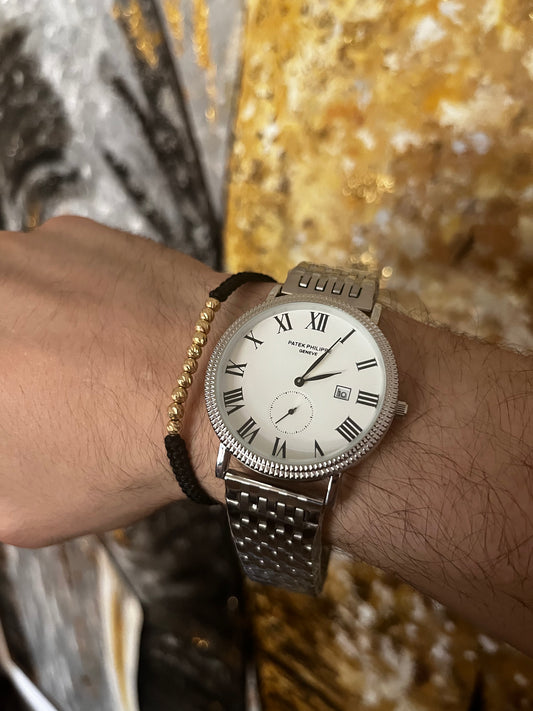 PTK ACERO PLATEADO CARA BLANCA