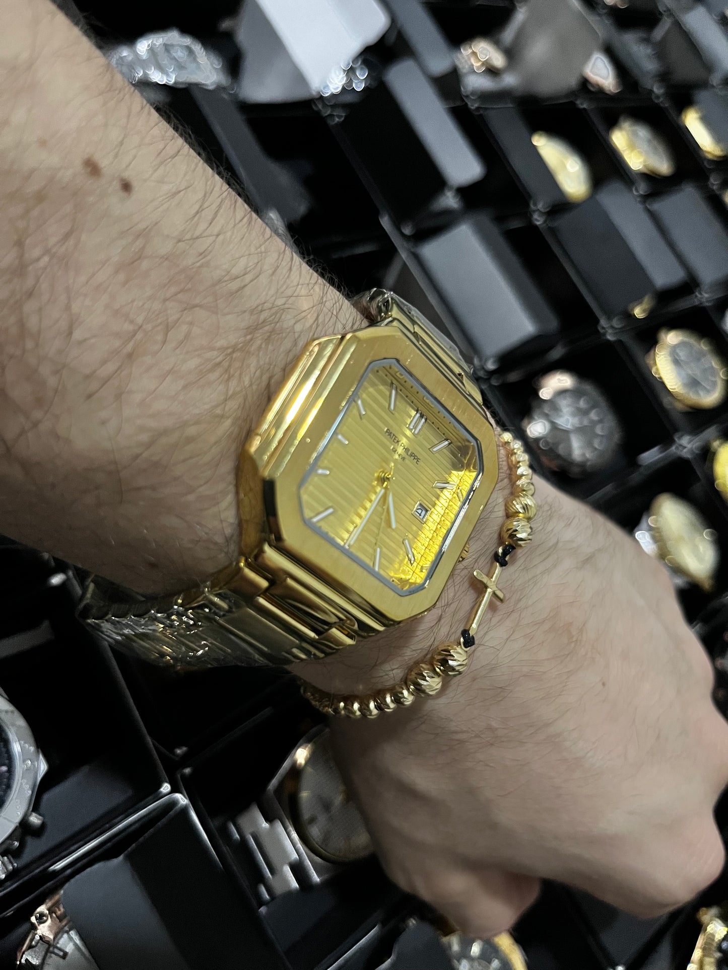 PTK ACERO/DORADO TABLERO DORADO BISEL DORADO